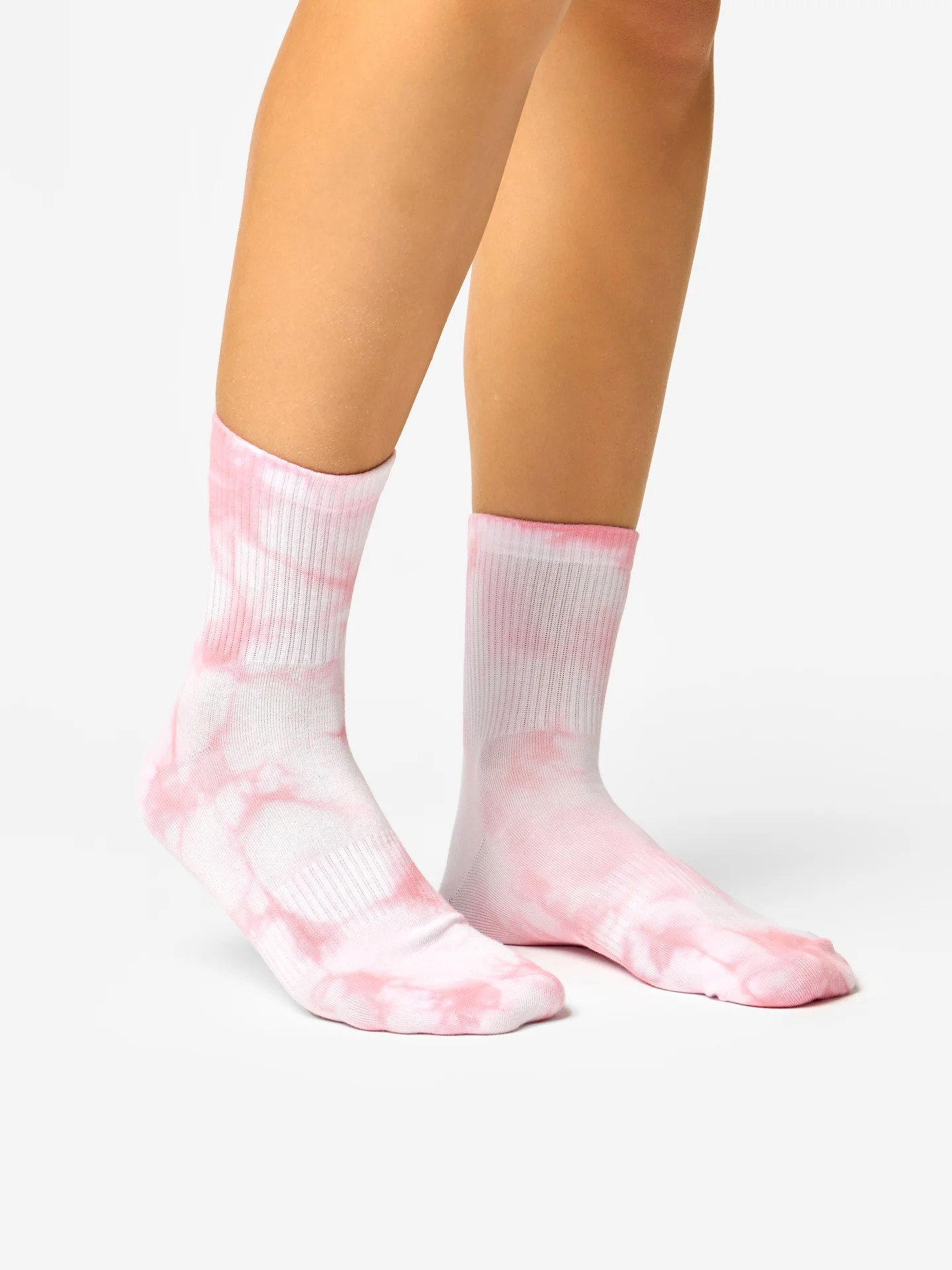 Rosa Crewsocken mit Tie-Dye-Effekt - Image 5