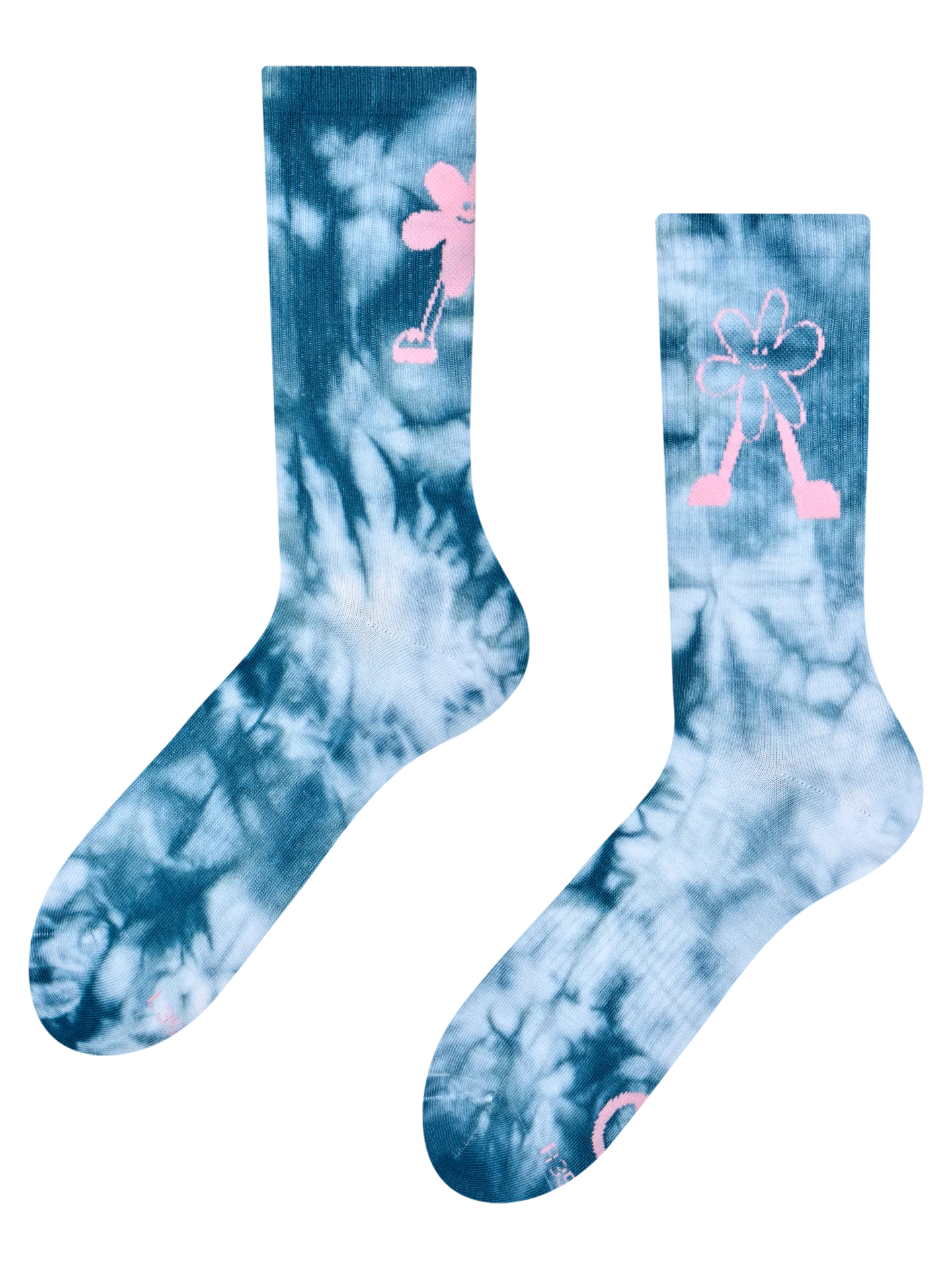 Gerippte Socken Blumenfreund