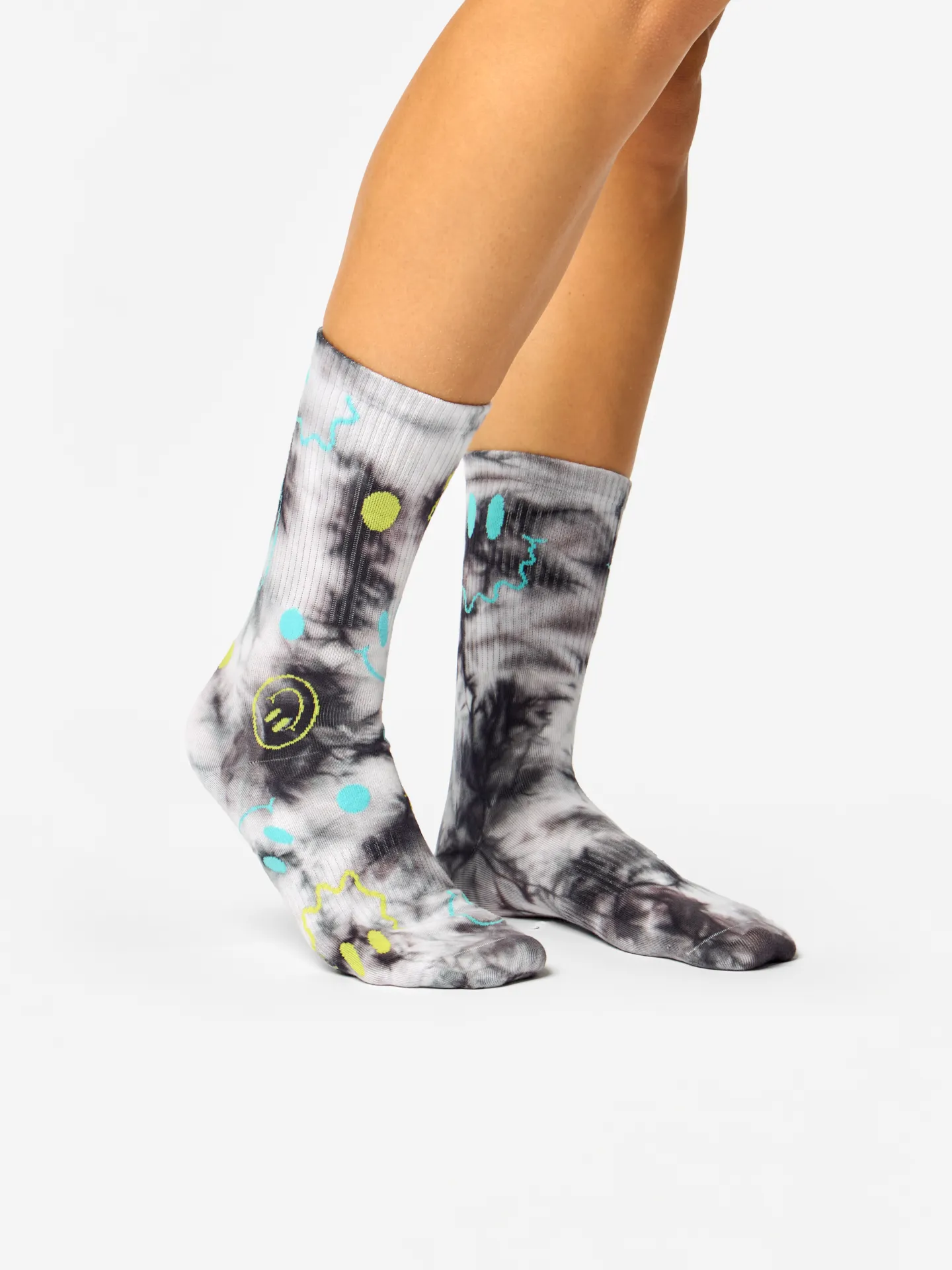 Gerippte Socken Strahlende Smileys - Image 4