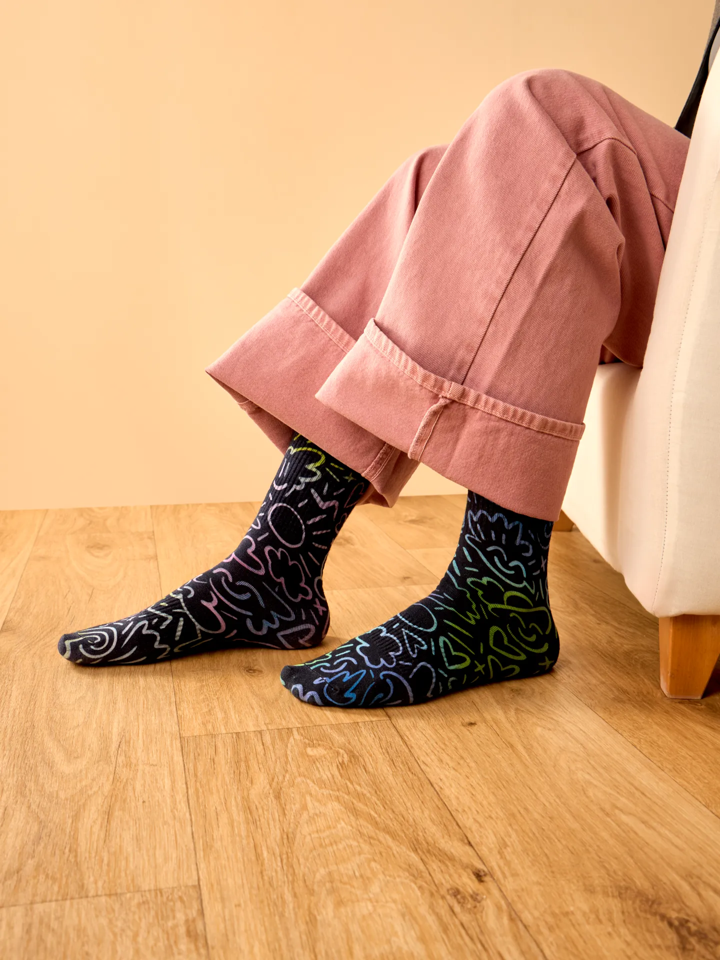 Gerippte Socken Städtische Kritzeleien - Image 4