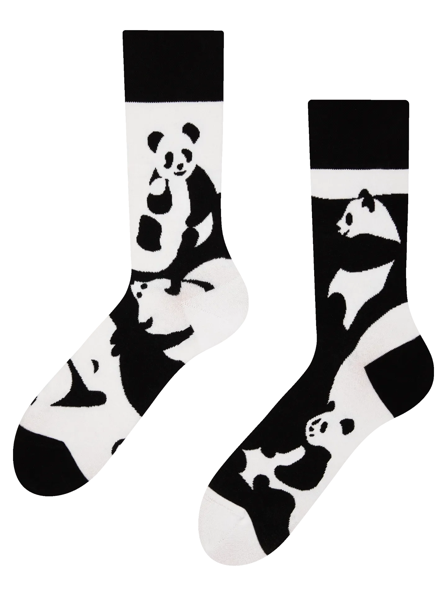 Lustige Socken Abstrakter Panda