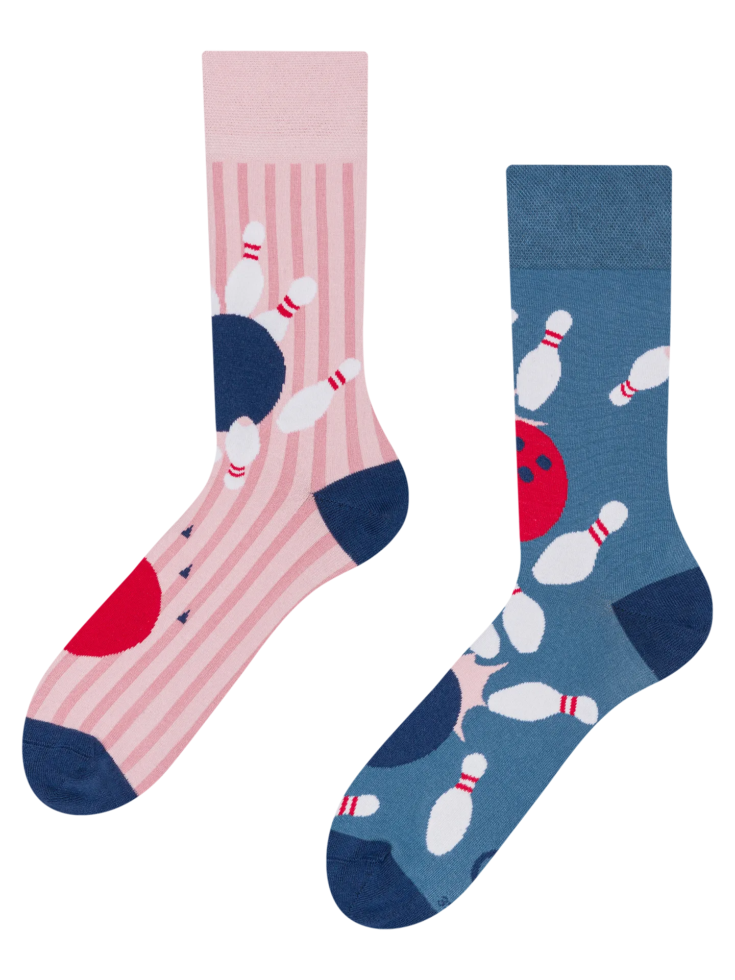 Lustige Socken Bowlingspiel