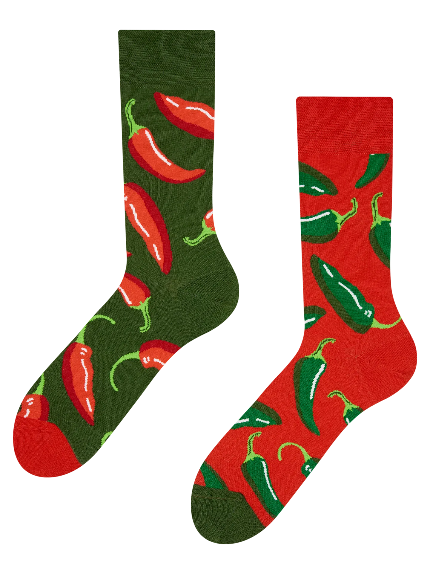 Lustige Socken Chilischoten
