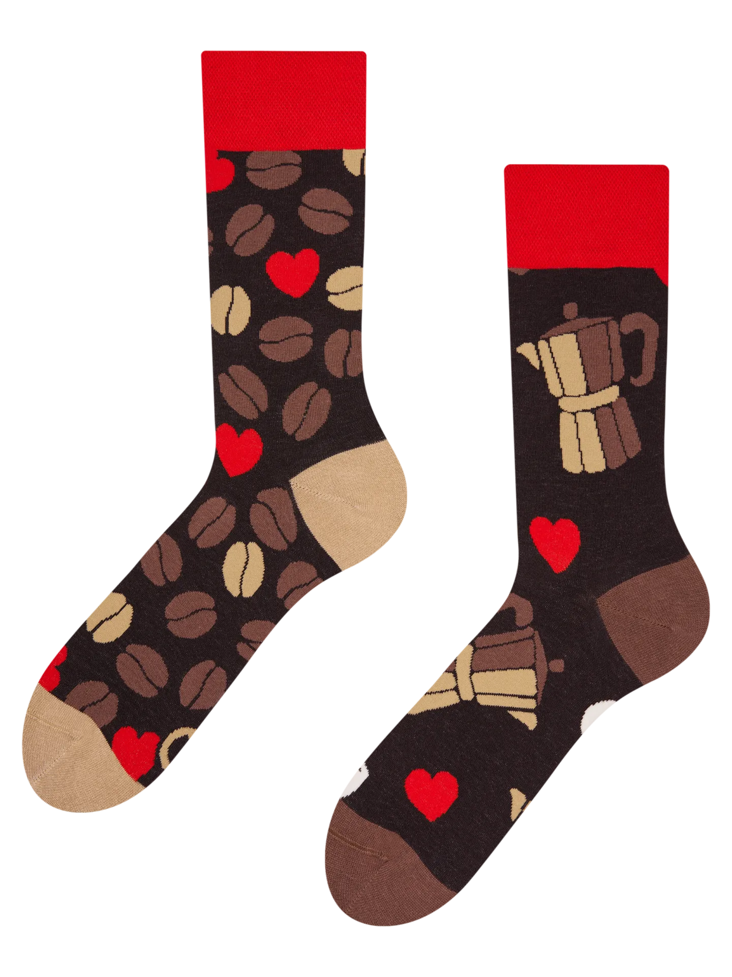 Lustige Socken Kaffeeliebe