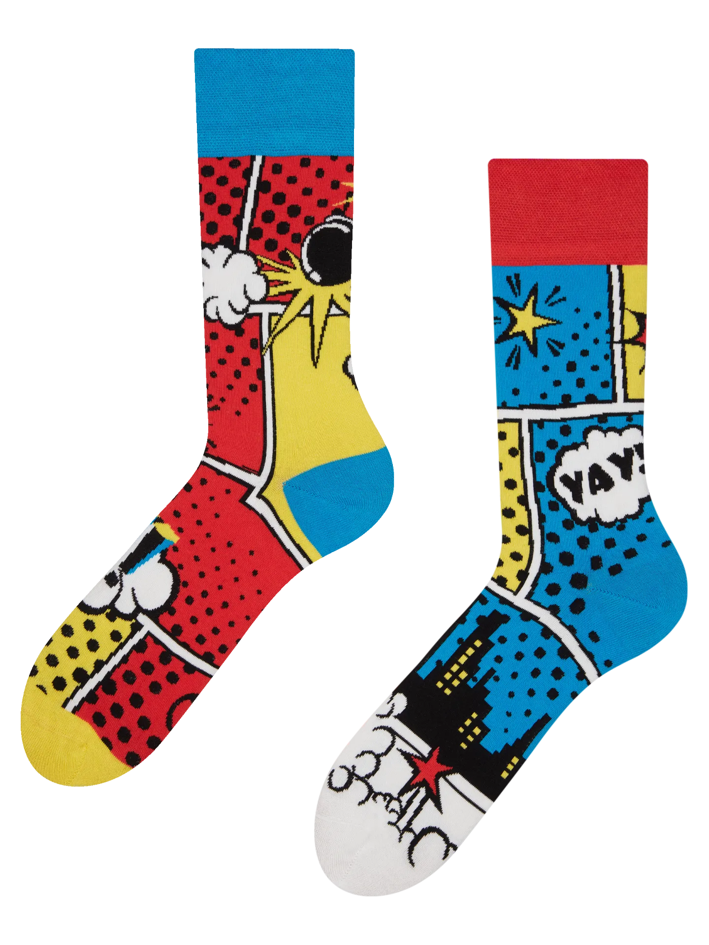 Lustige Socken Bunte Comics