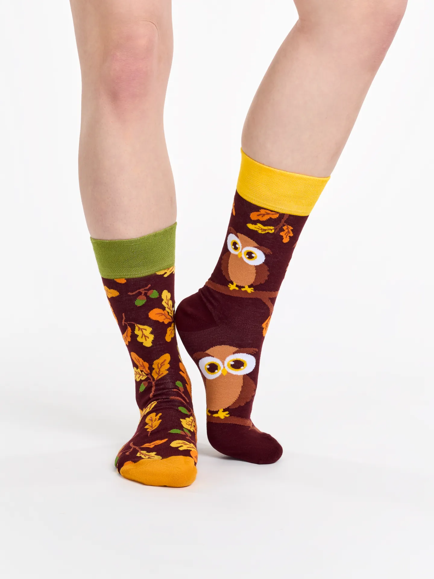 Lustige Socken Neugierige Eule - Image 2