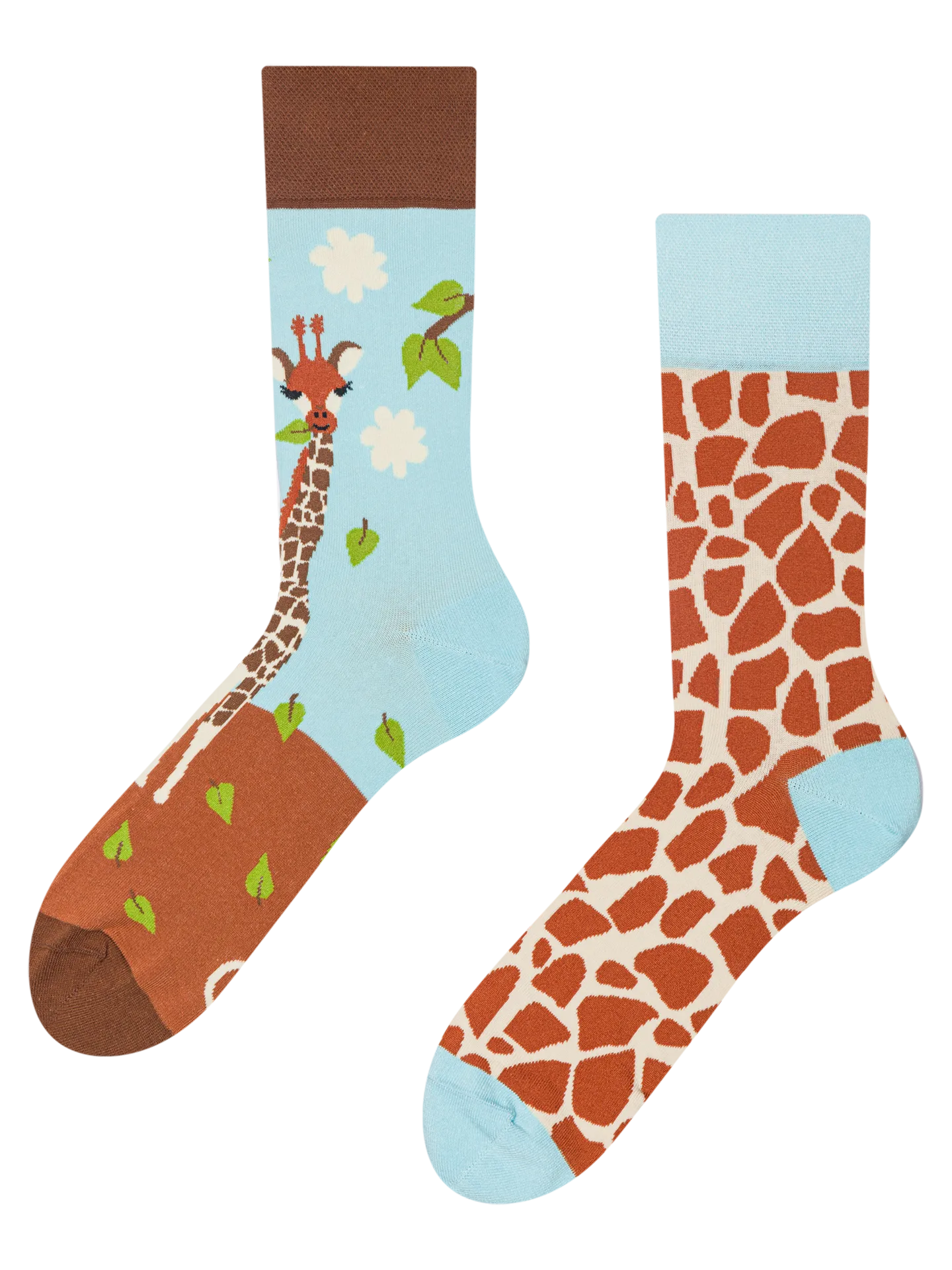 Lustige Socken Niedliche Giraffe