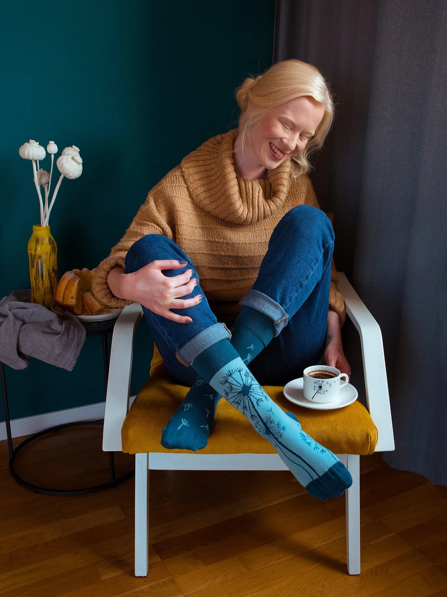 Lustige Socken Löwenzahn - Image 3
