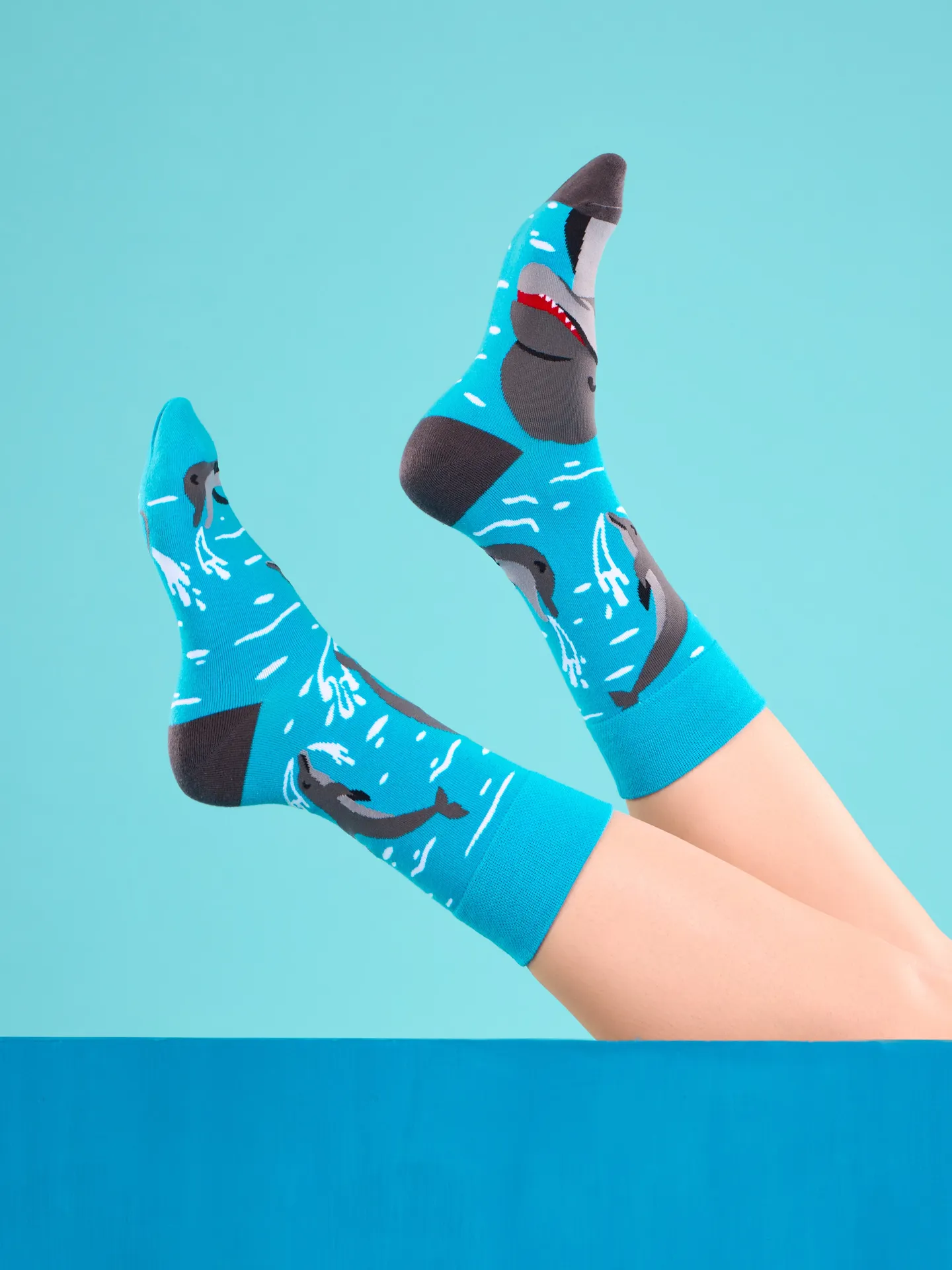 Lustige Socken Delfine - Image 4