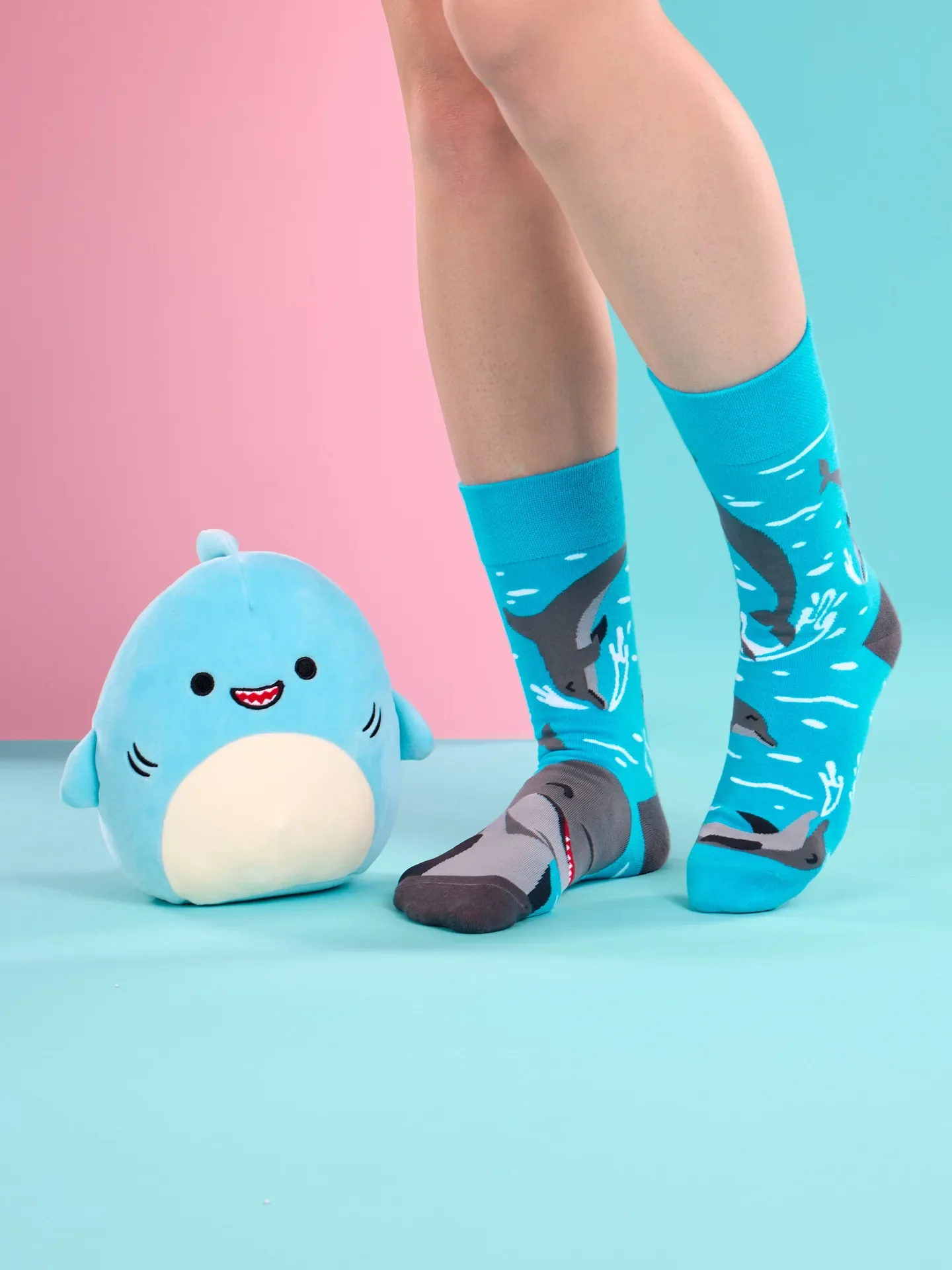 Lustige Socken Delfine - Image 5
