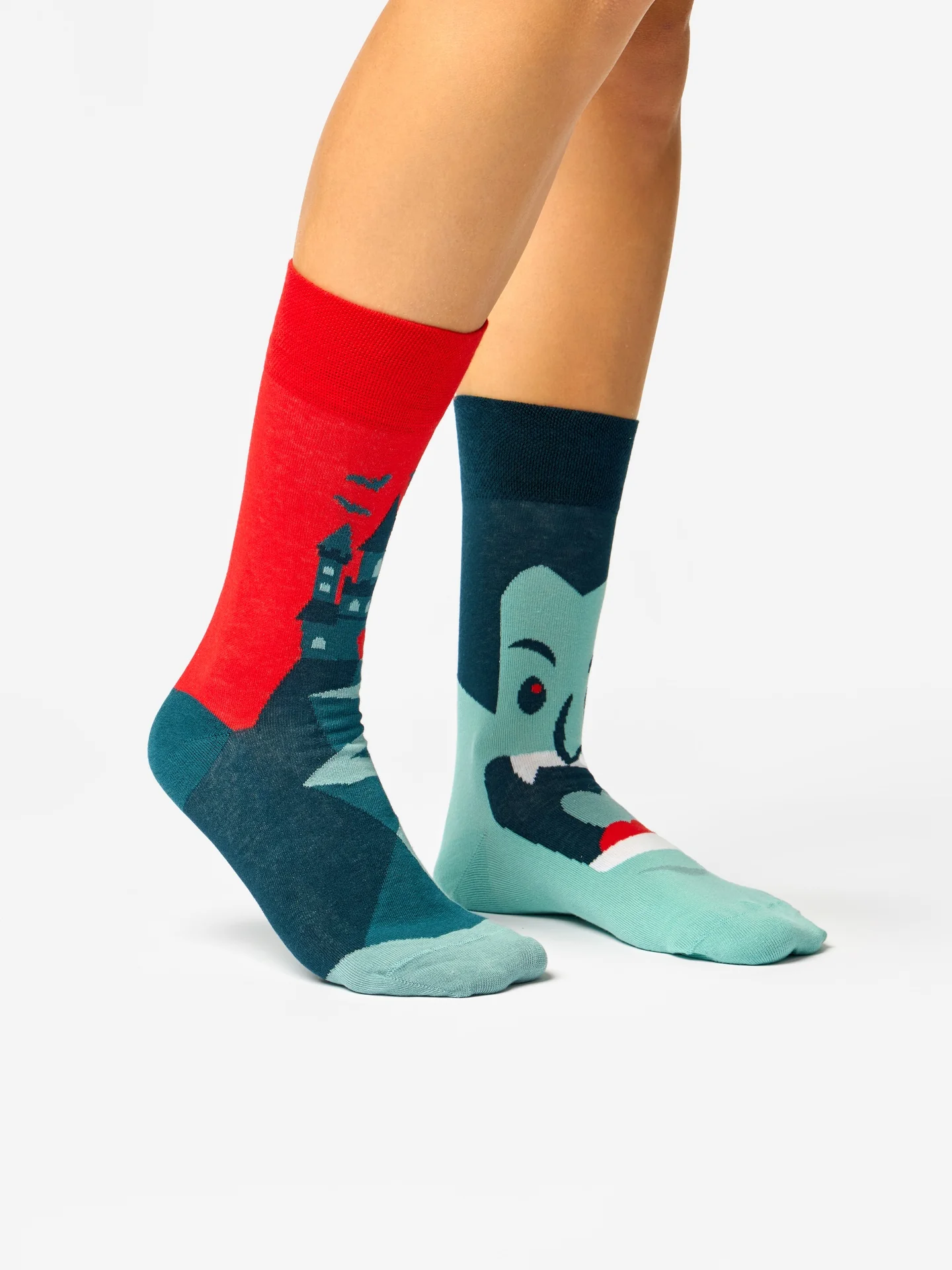 Lustige Socken Draculas Schloss - Image 2