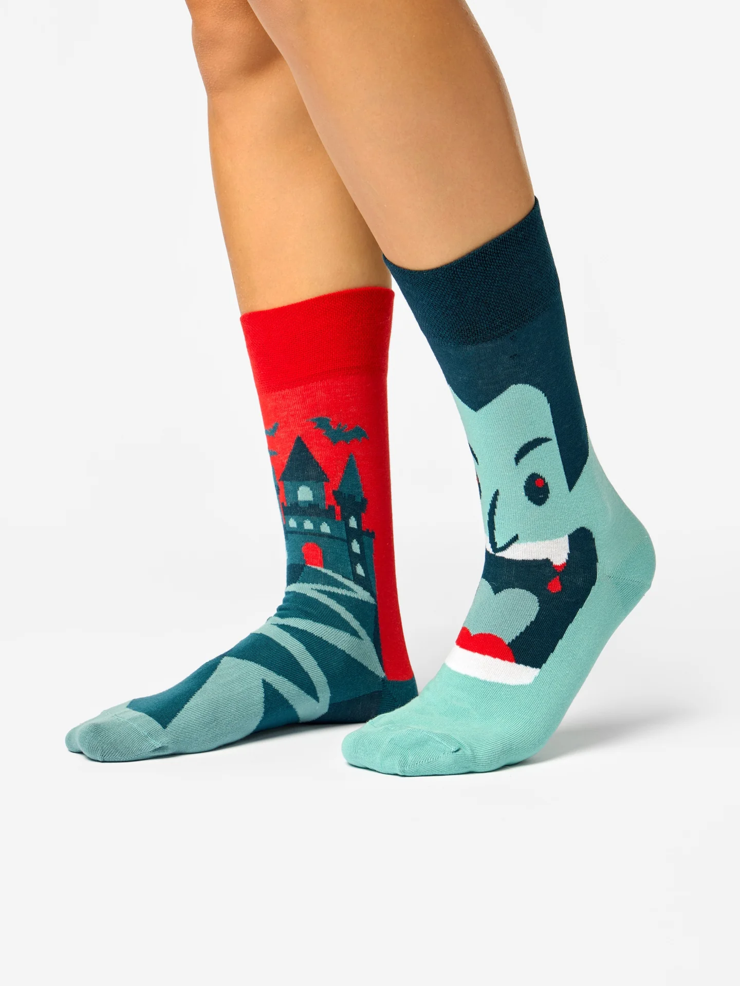 Lustige Socken Draculas Schloss - Image 3