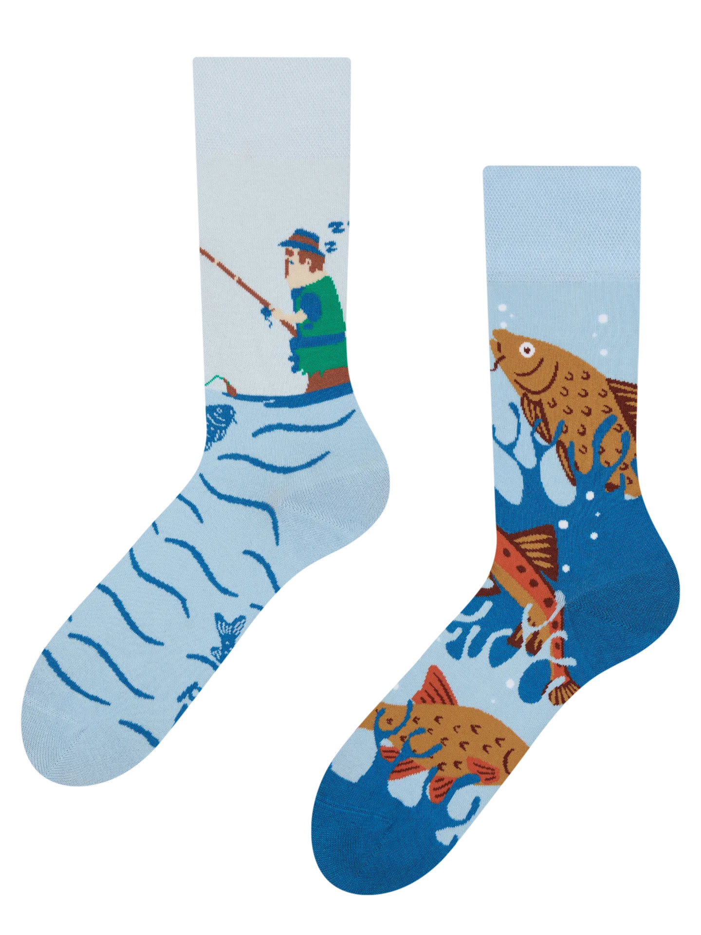 Lustige Socken Fischerei