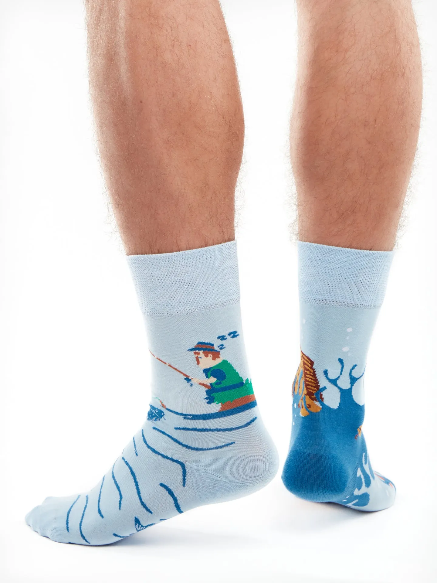 Lustige Socken Fischerei - Image 3