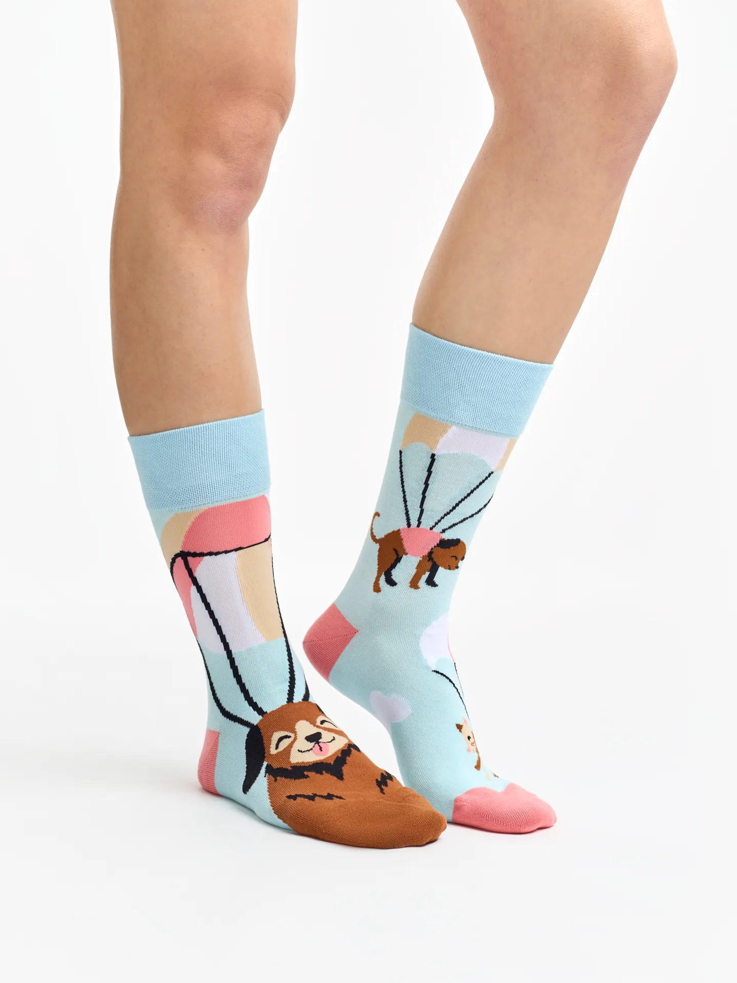 Lustige Socken Fliegende Katzen und Hunde - Image 2