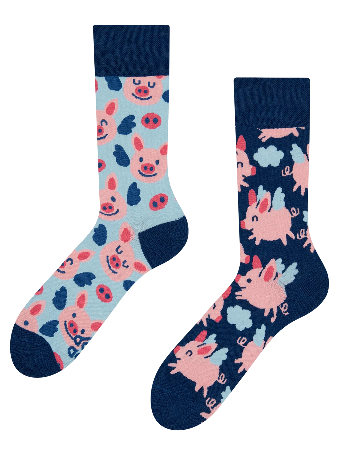 Lustige Socken Fliegende Schweine
