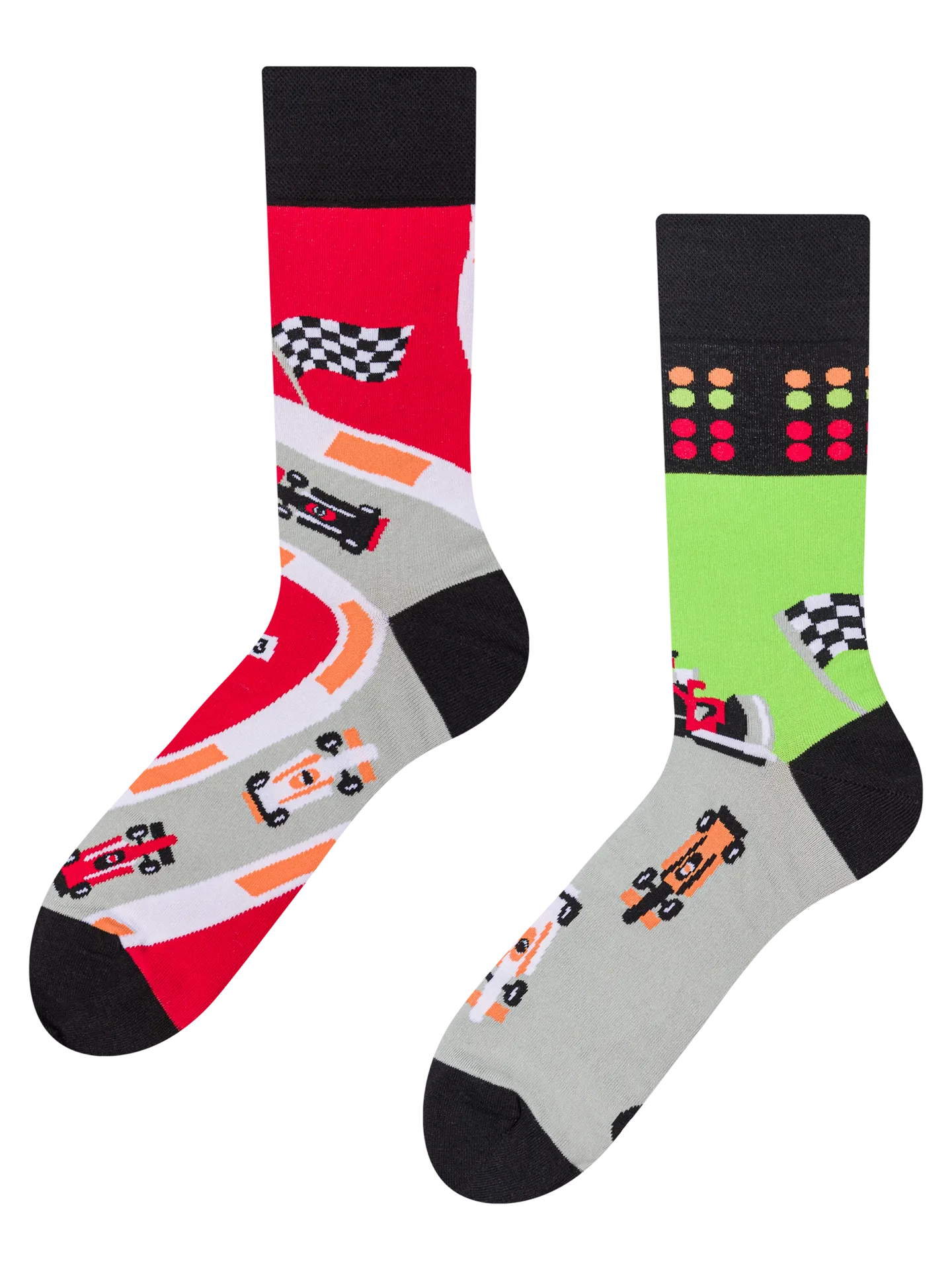 Lustige Socken Formel-Rennen