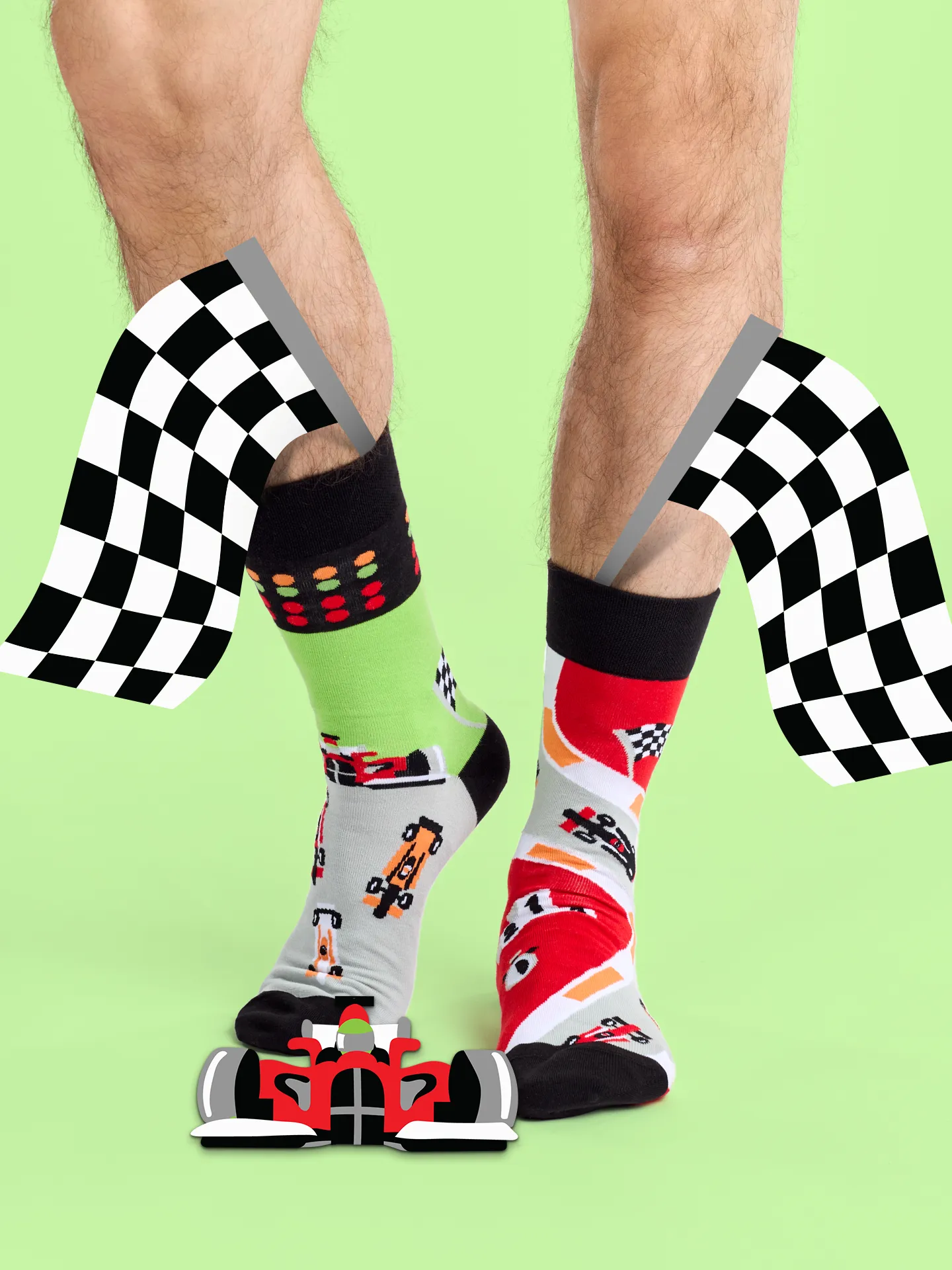 Lustige Socken Formel-Rennen - Image 5