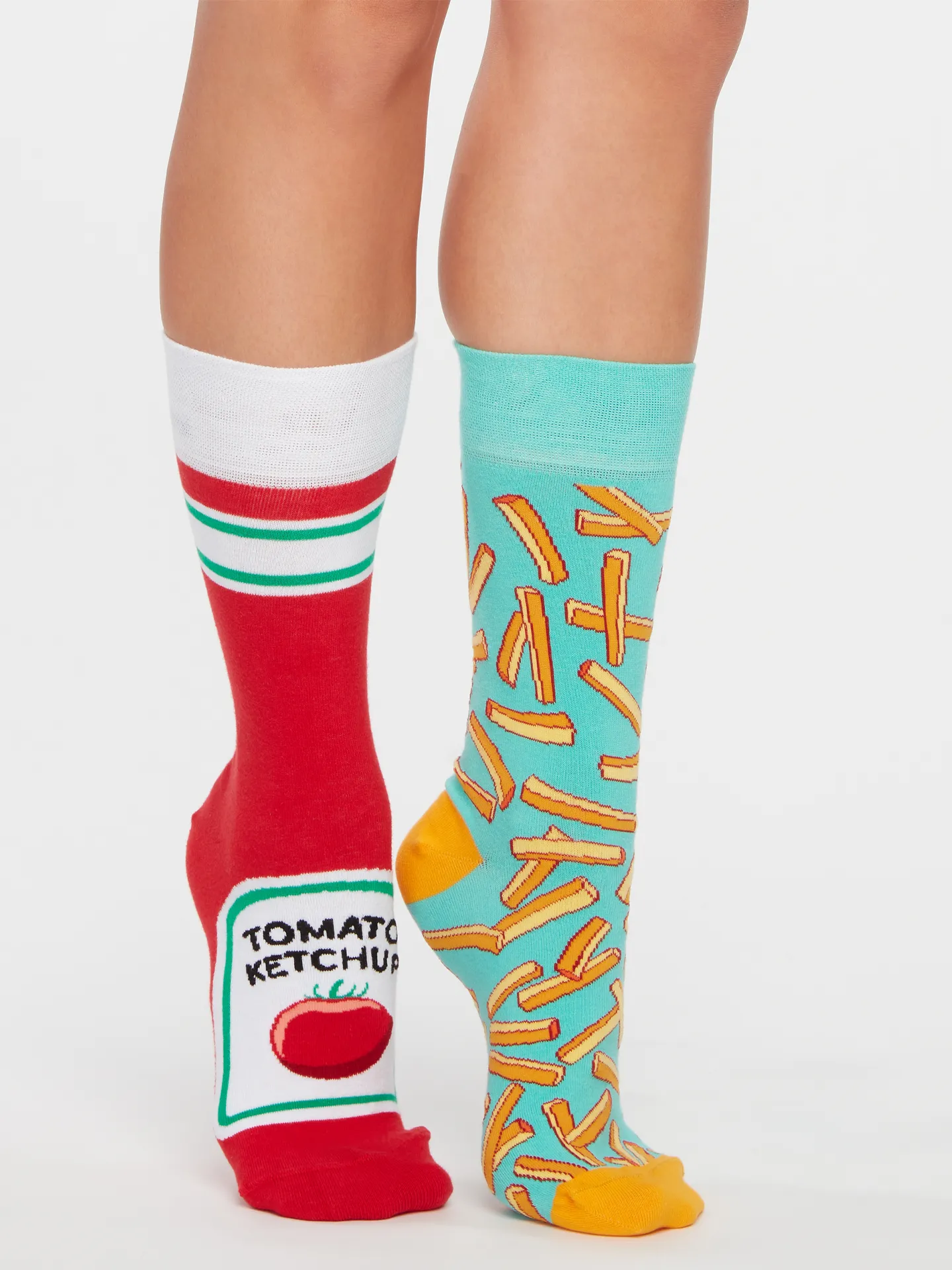 Lustige Socken Pommes mit Ketchup - Image 2