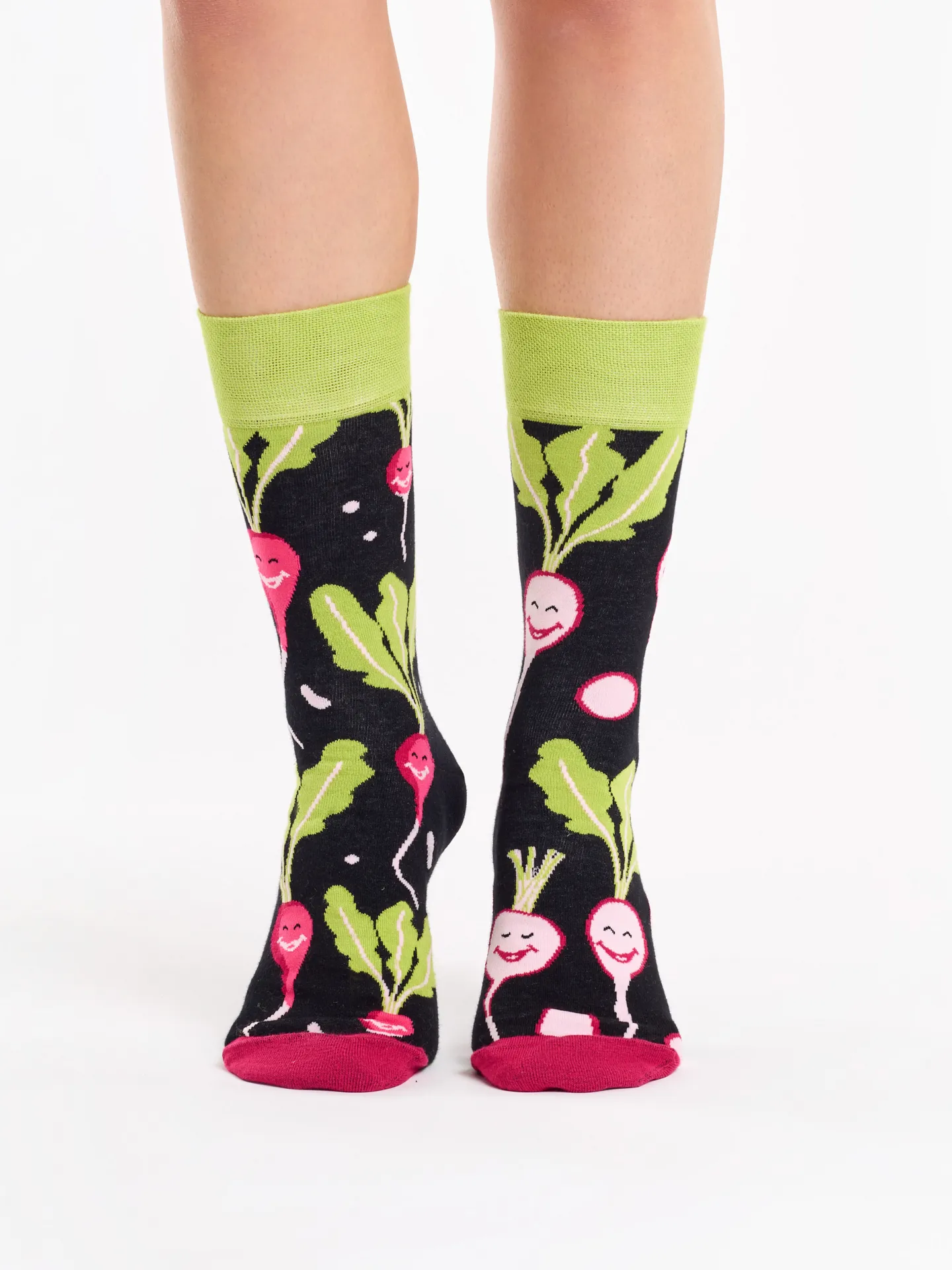 Lustige Socken Fröhliches Radieschen - Image 2