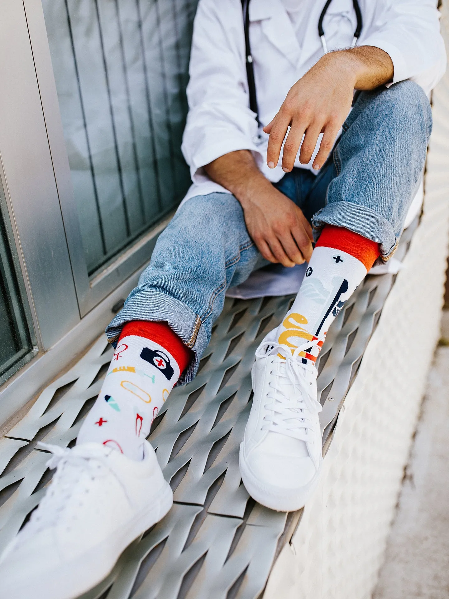 Lustige Socken Gesundheit - Image 4