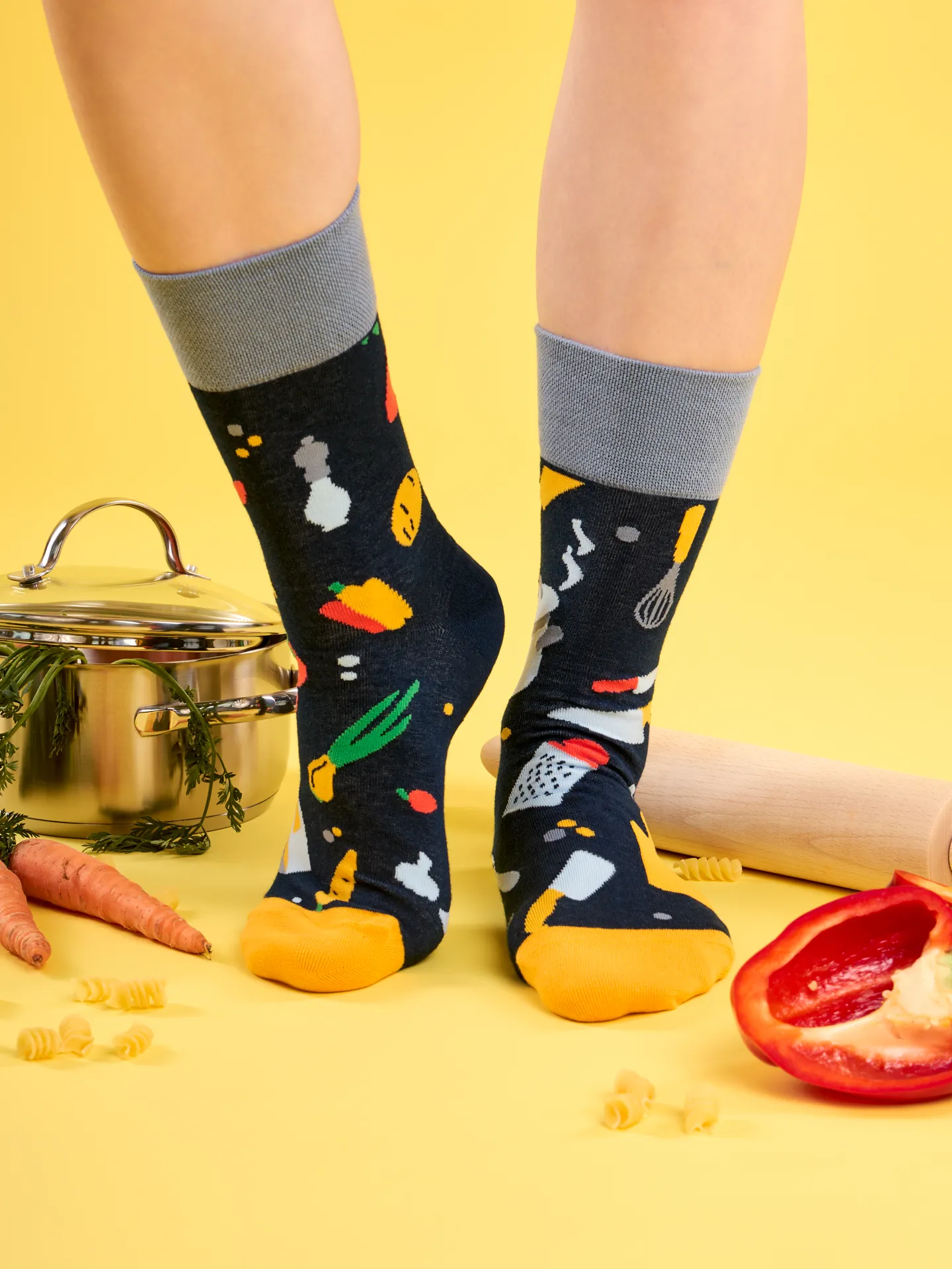 Lustige Socken Gesundes Kochen - Image 4