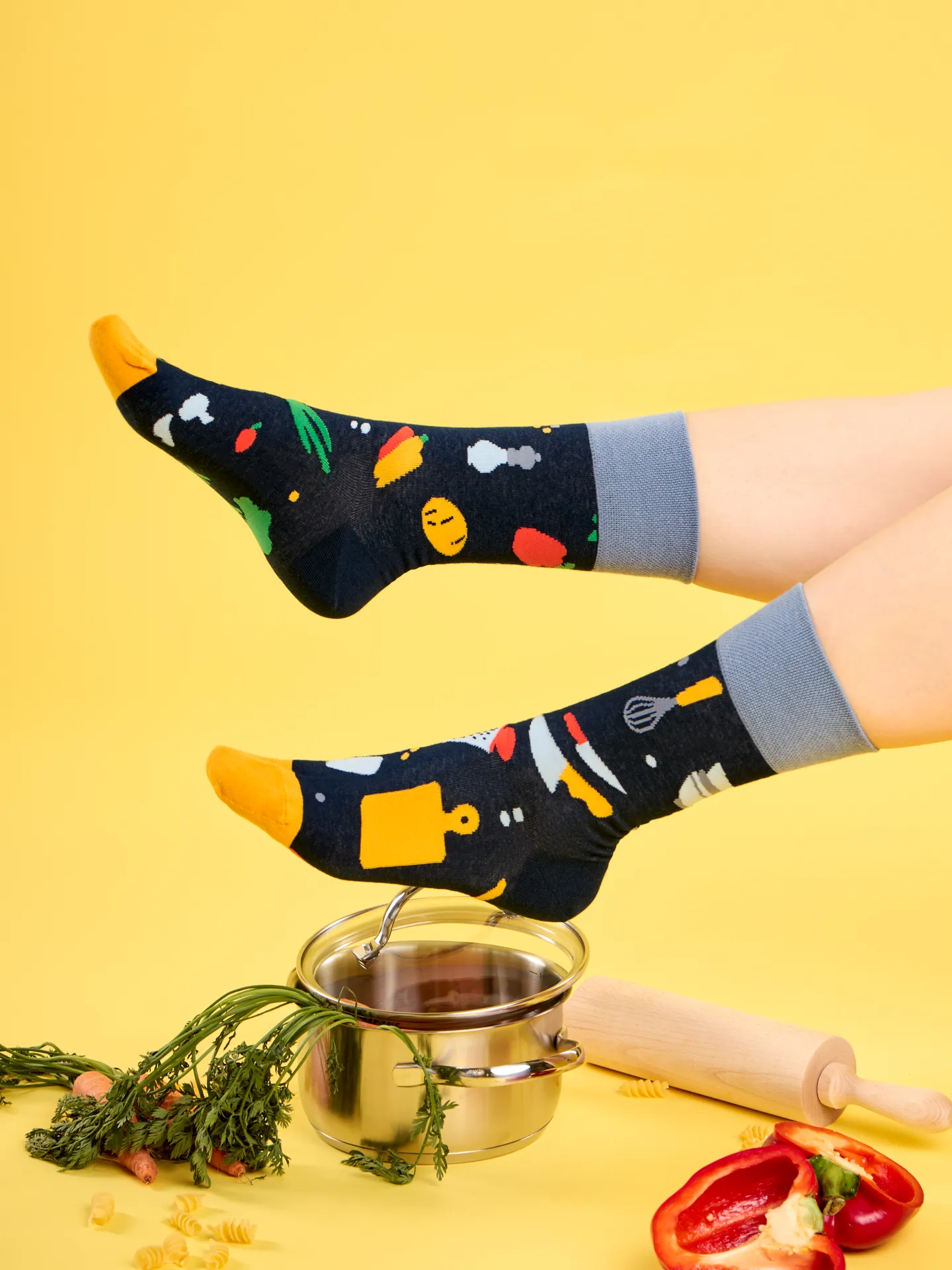 Lustige Socken Gesundes Kochen - Image 5