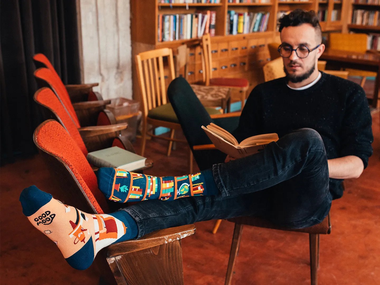 Lustige Socken Bibliothek - Image 5