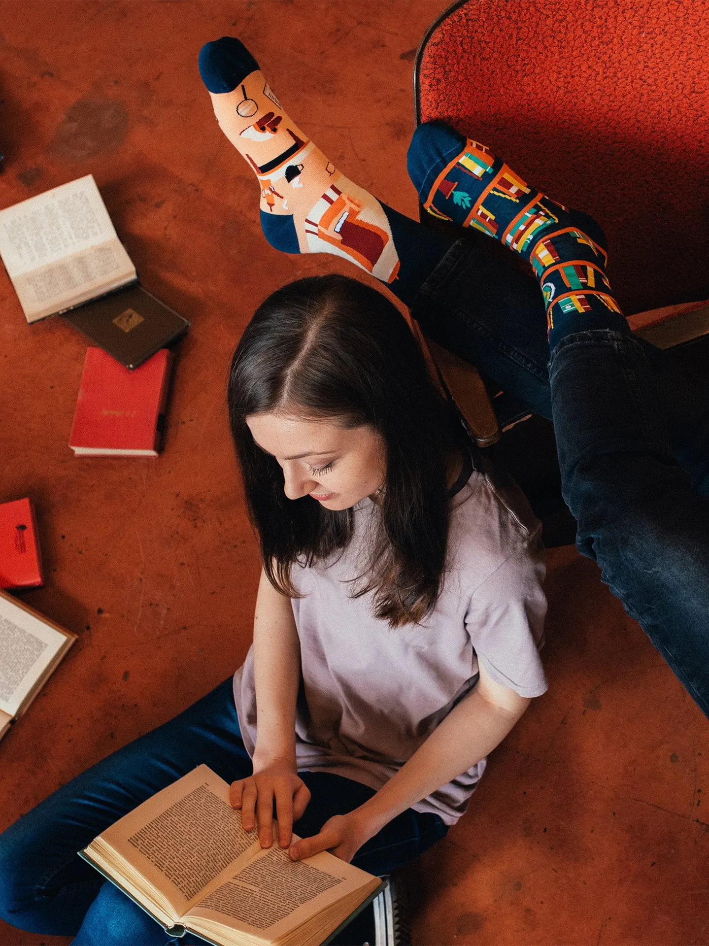 Lustige Socken Bibliothek - Image 6