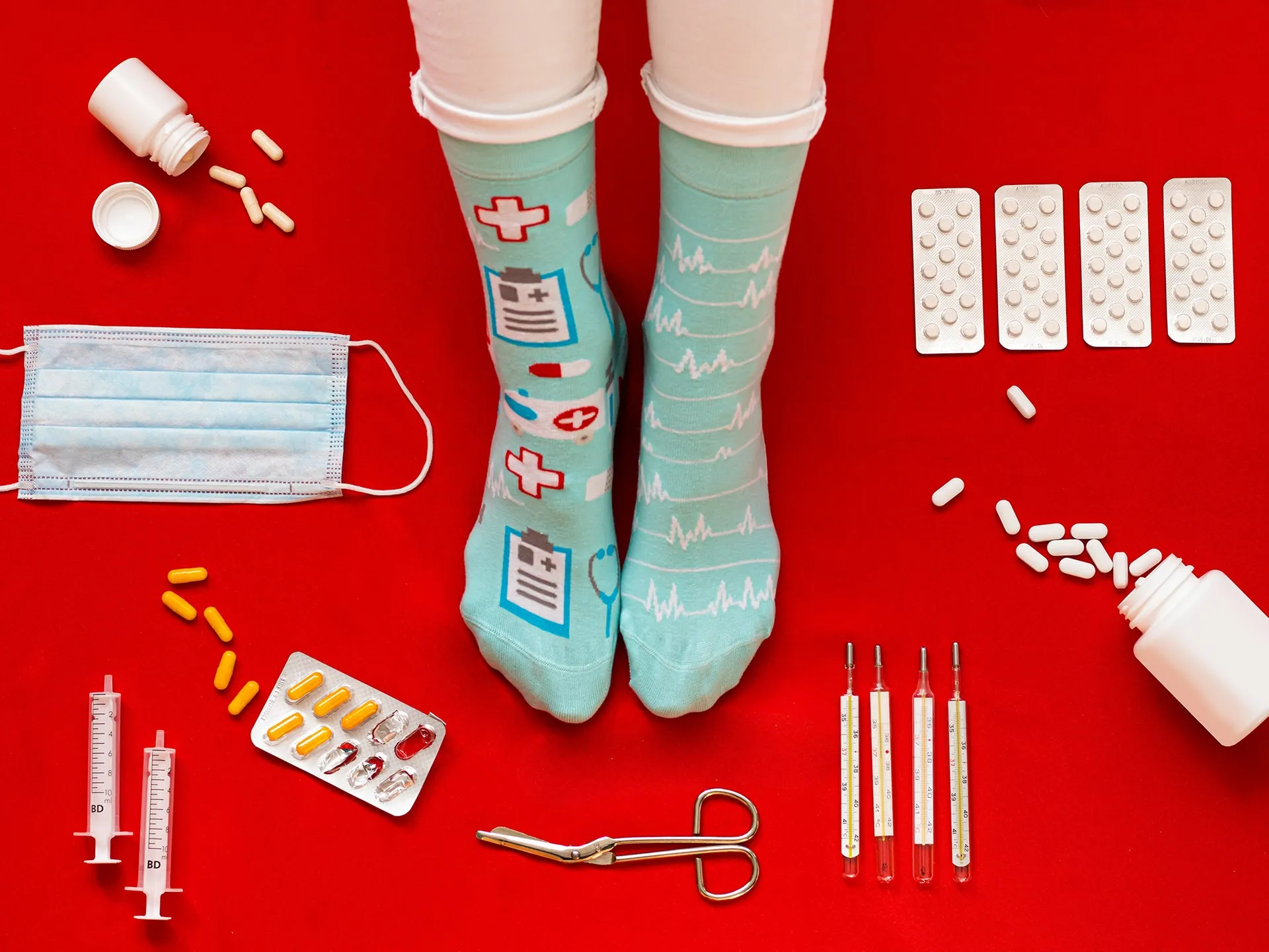 Lustige Socken Medizin - Image 4