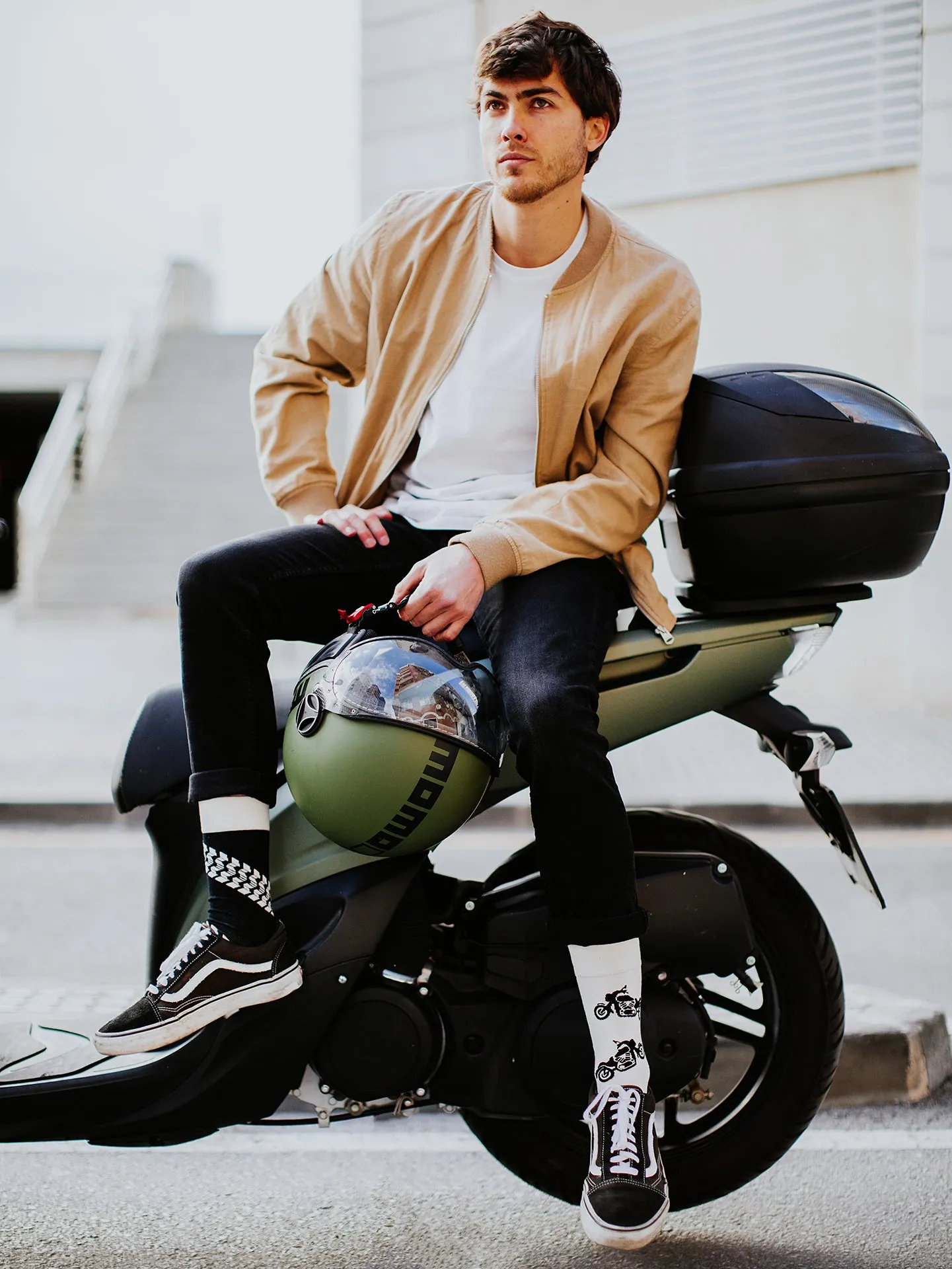 Lustige Socken Motorrad - Image 4
