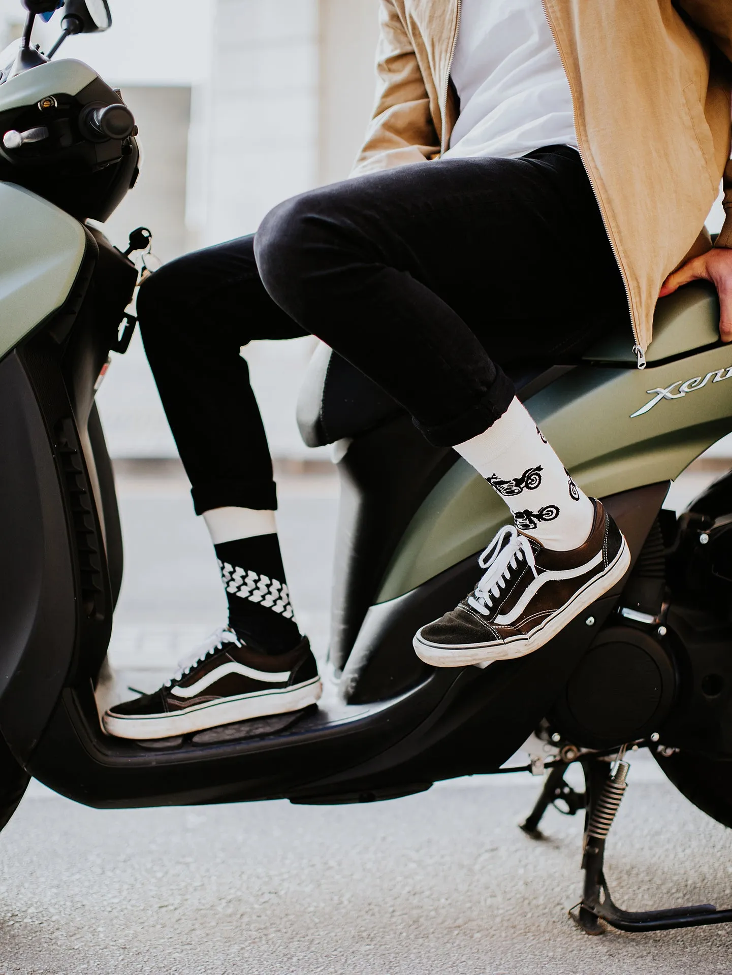 Lustige Socken Motorrad - Image 5