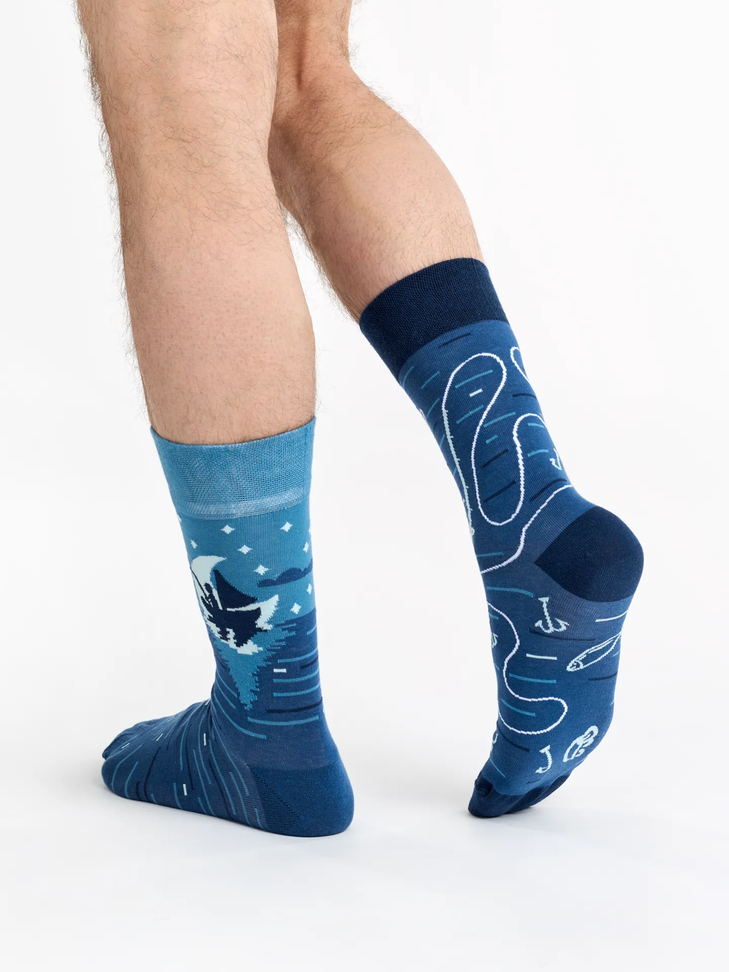 Lustige Socken Nachtfischer - Image 3