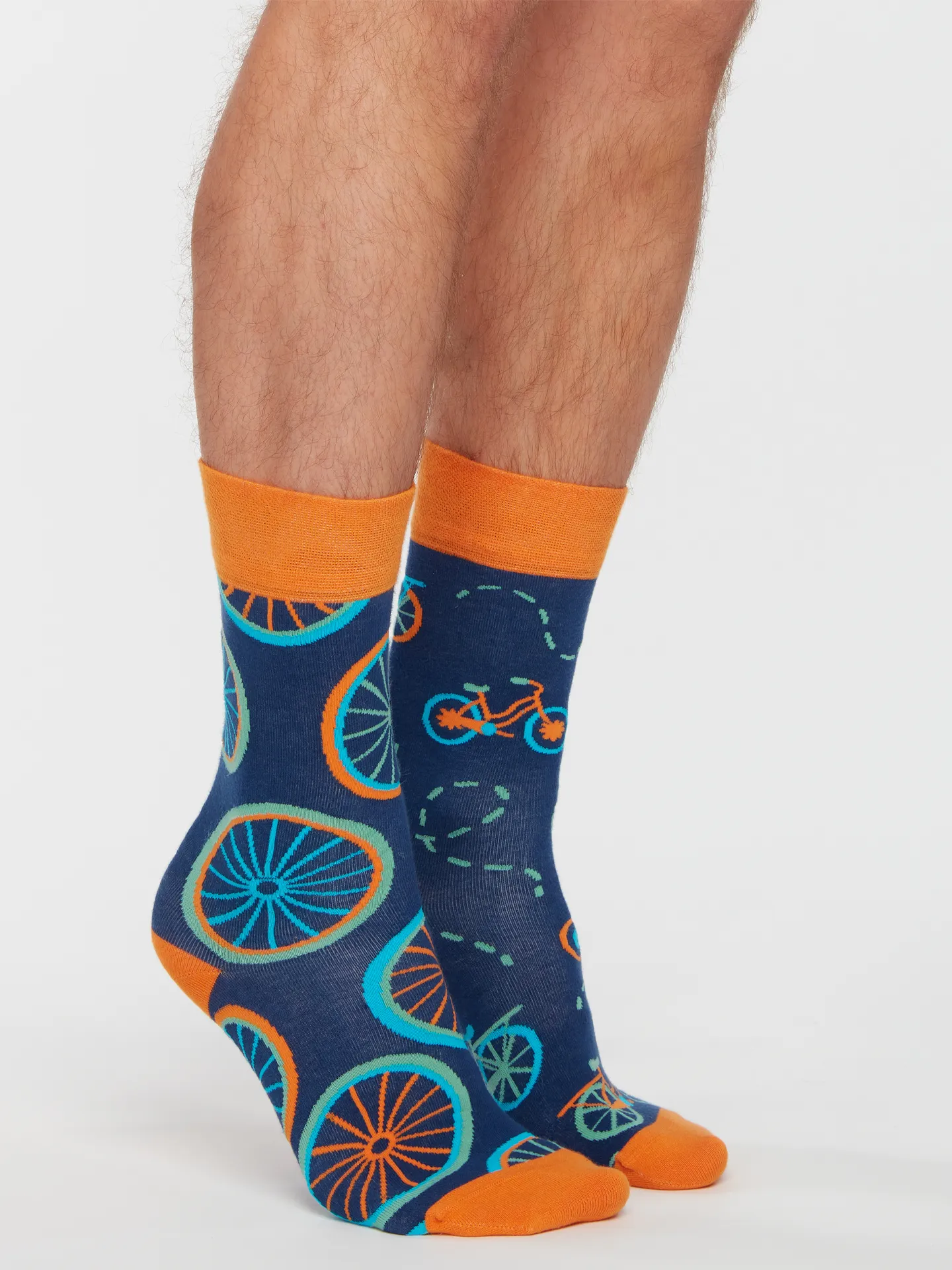 Lustige Socken Oranges Fahrrad - Image 2