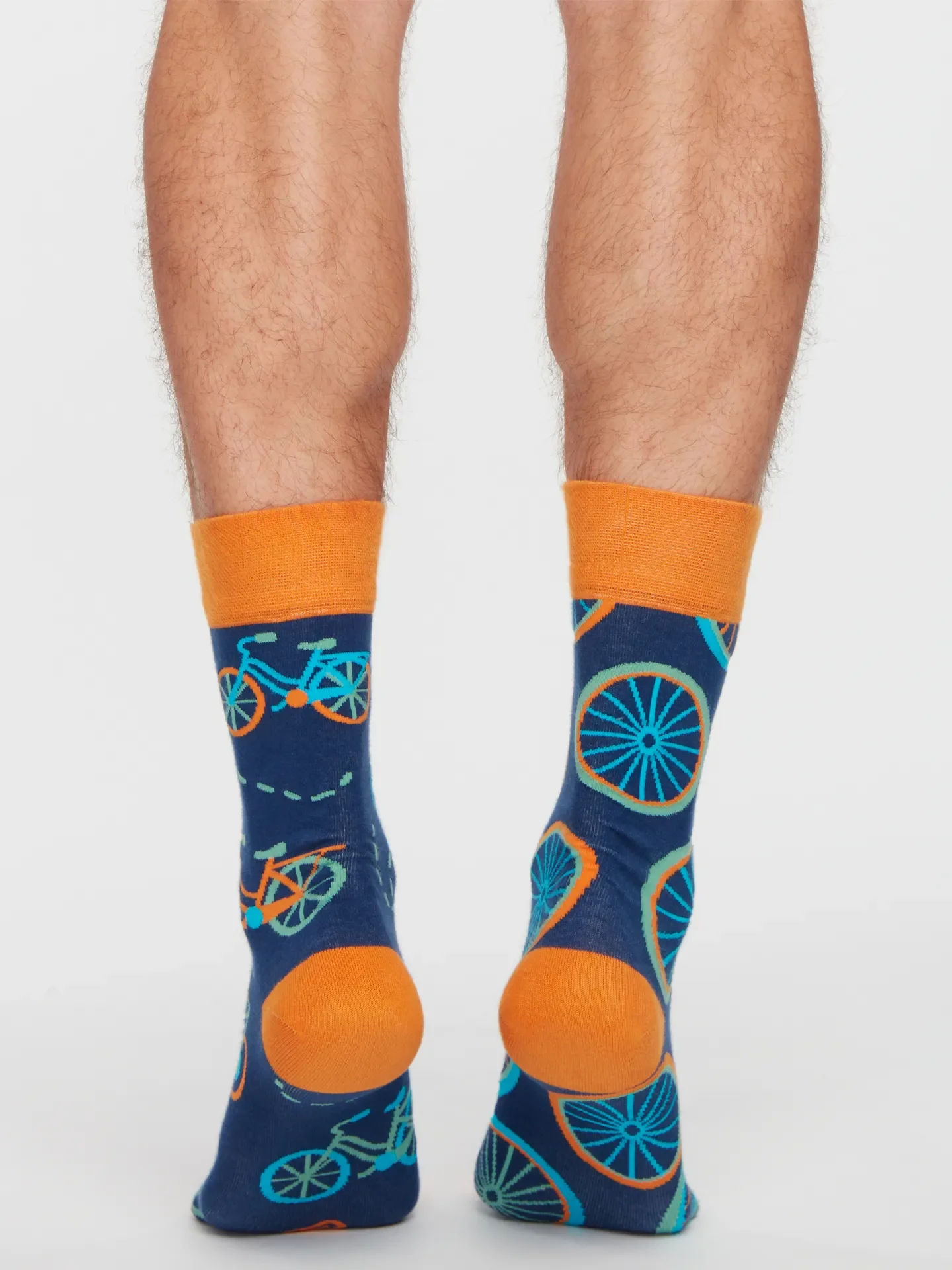 Lustige Socken Oranges Fahrrad - Image 3