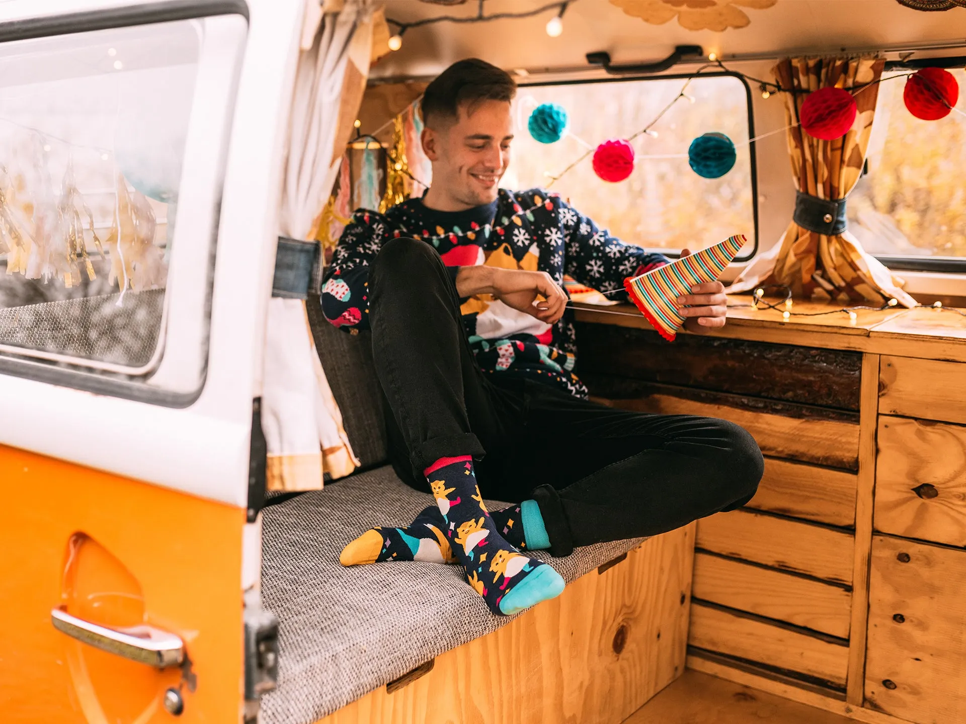 Lustige Socken Party-Hamster - Image 4