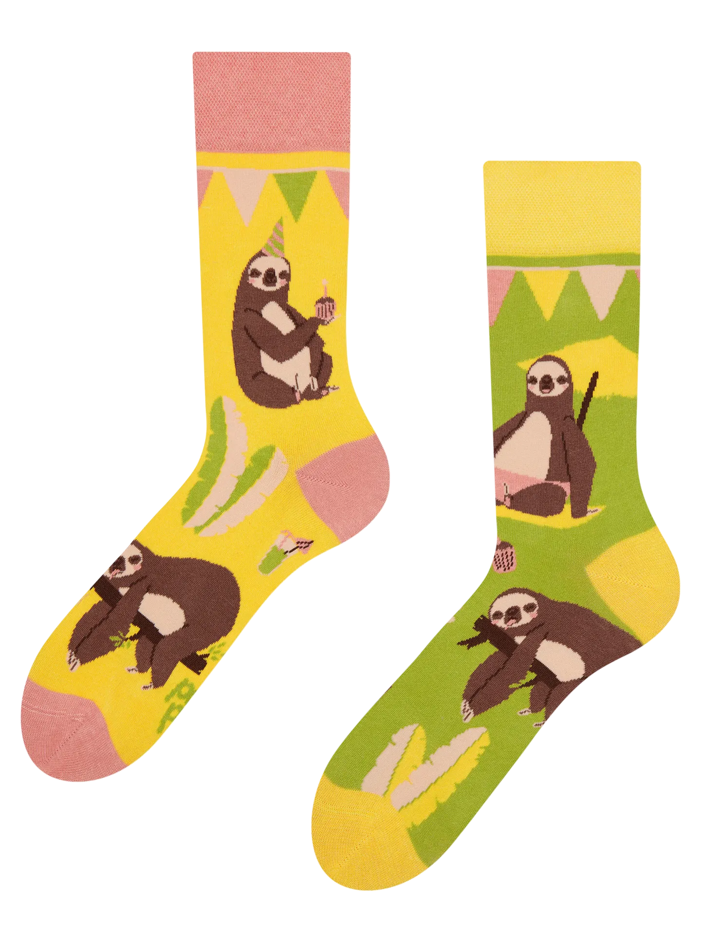 Lustige Socken Party-Faultier