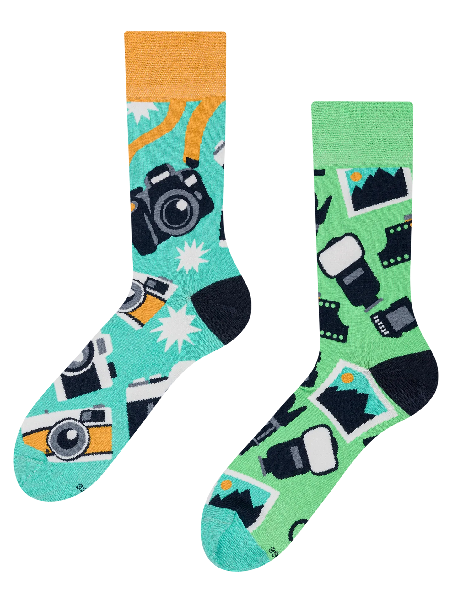 Lustige Socken Fotograf