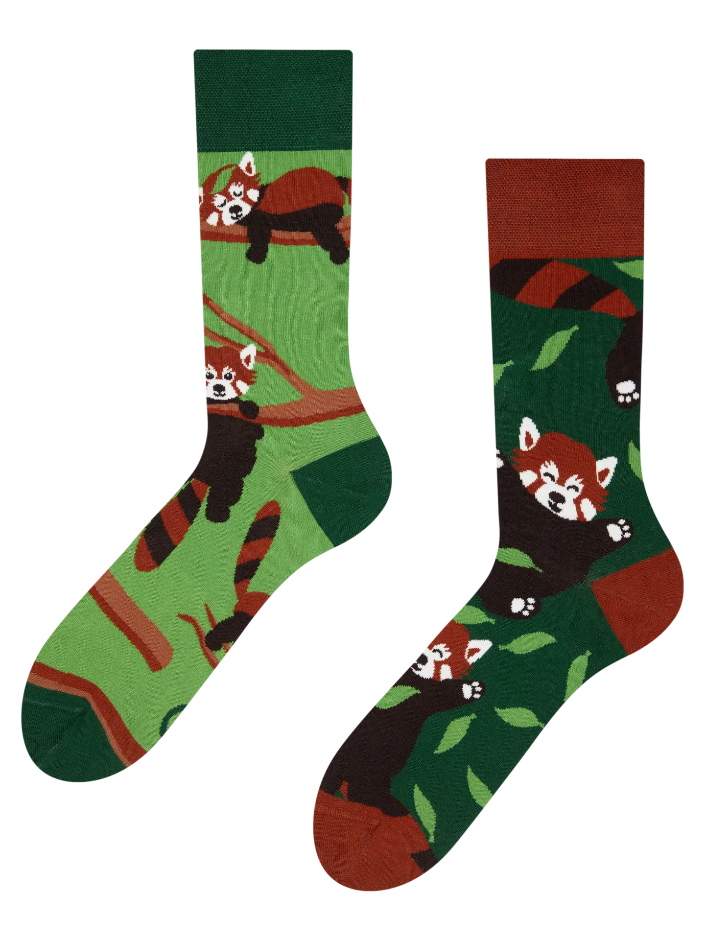 Lustige Socken Roter Panda