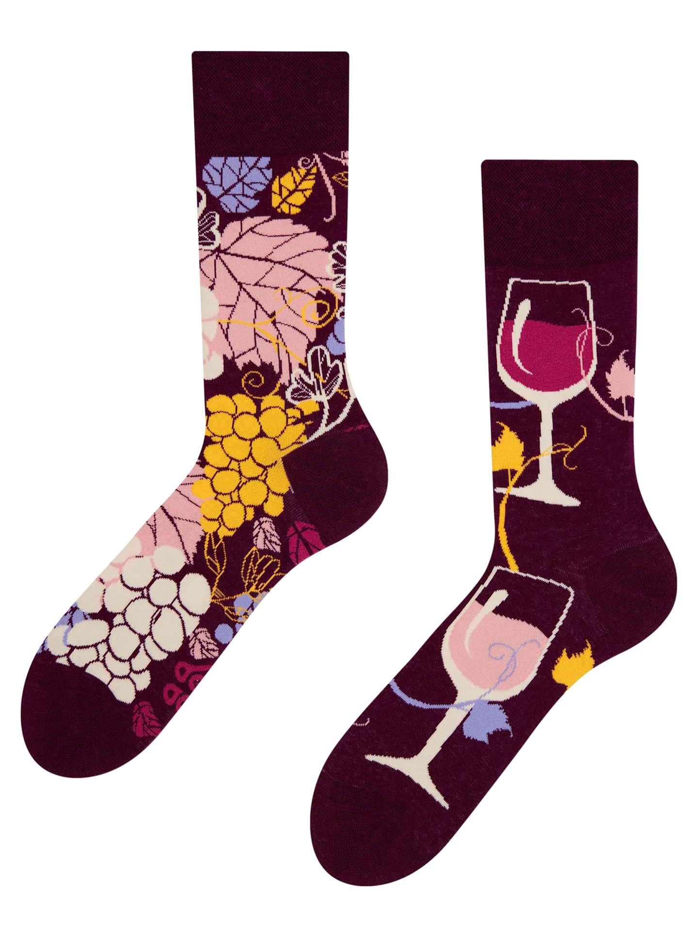 Lustige Socken Rotwein