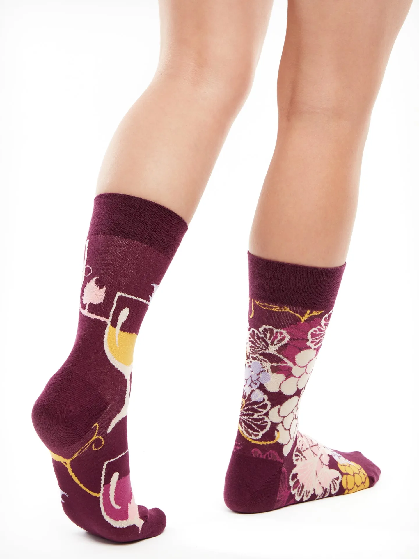 Lustige Socken Rotwein - Image 3
