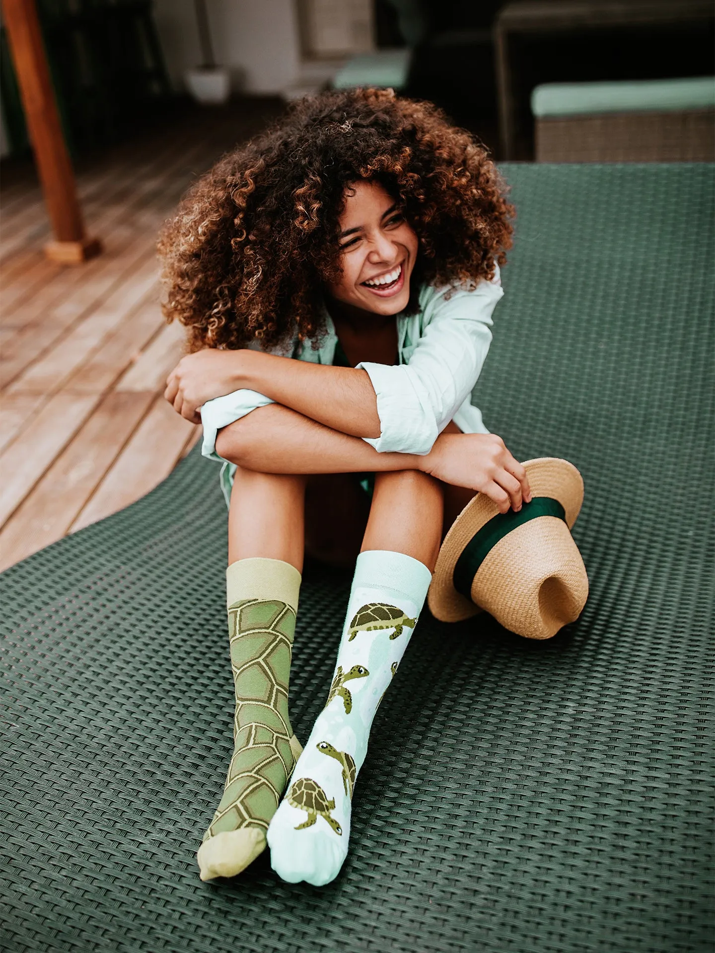 Lustige Socken Meeresschildkröten - Image 5