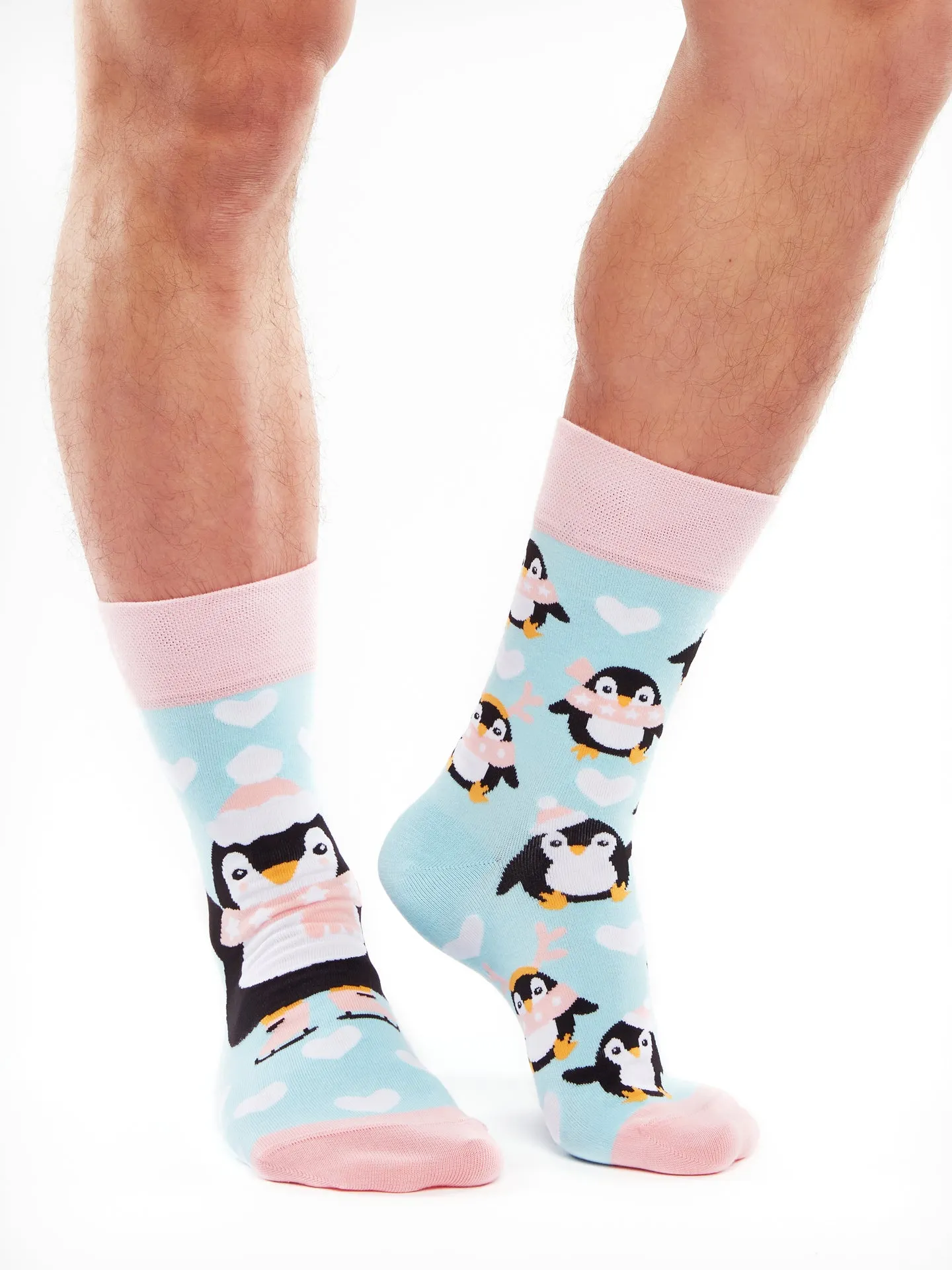 Lustige Socken Eislaufender Pinguin - Image 2