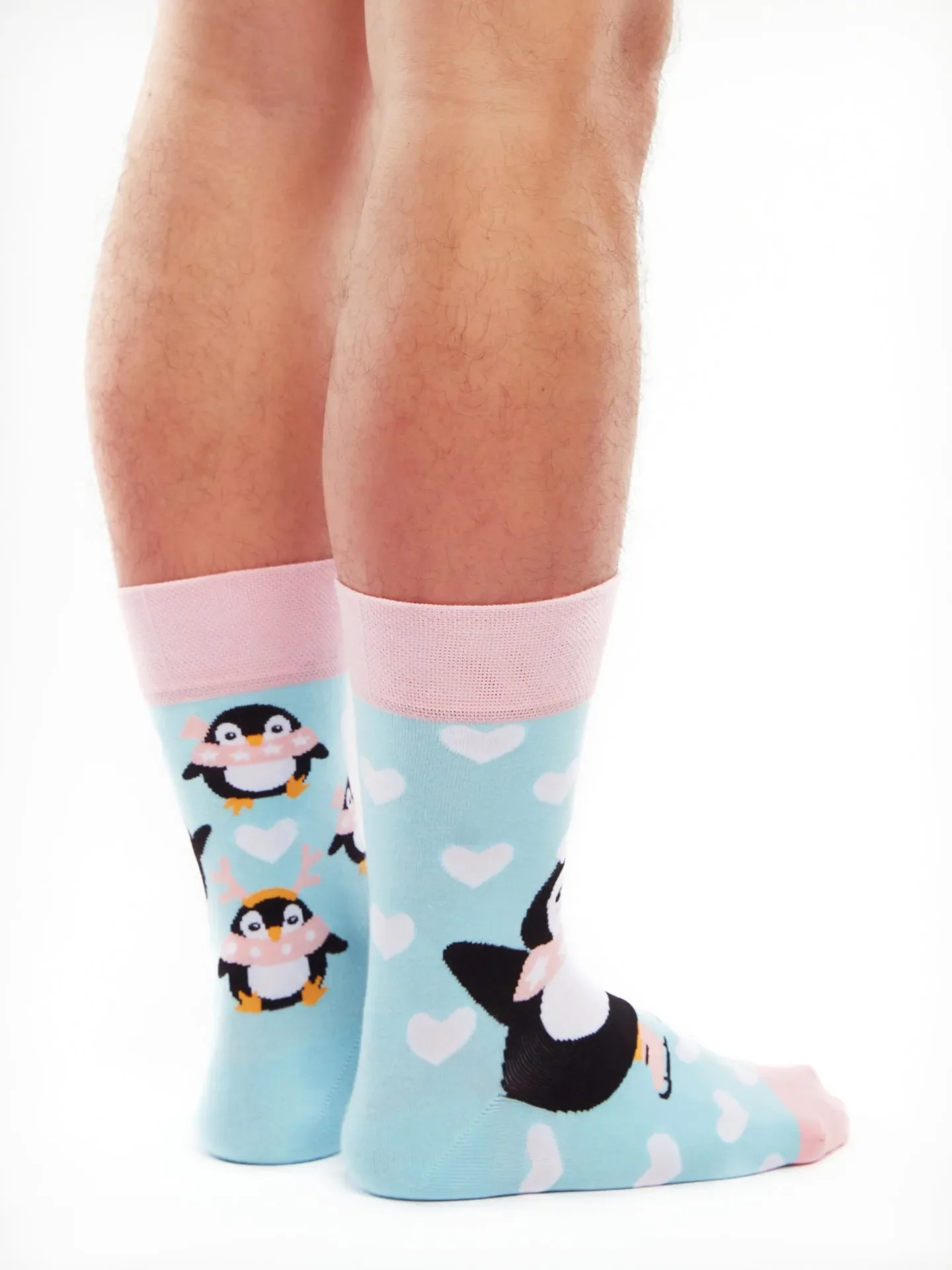 Lustige Socken Eislaufender Pinguin - Image 3