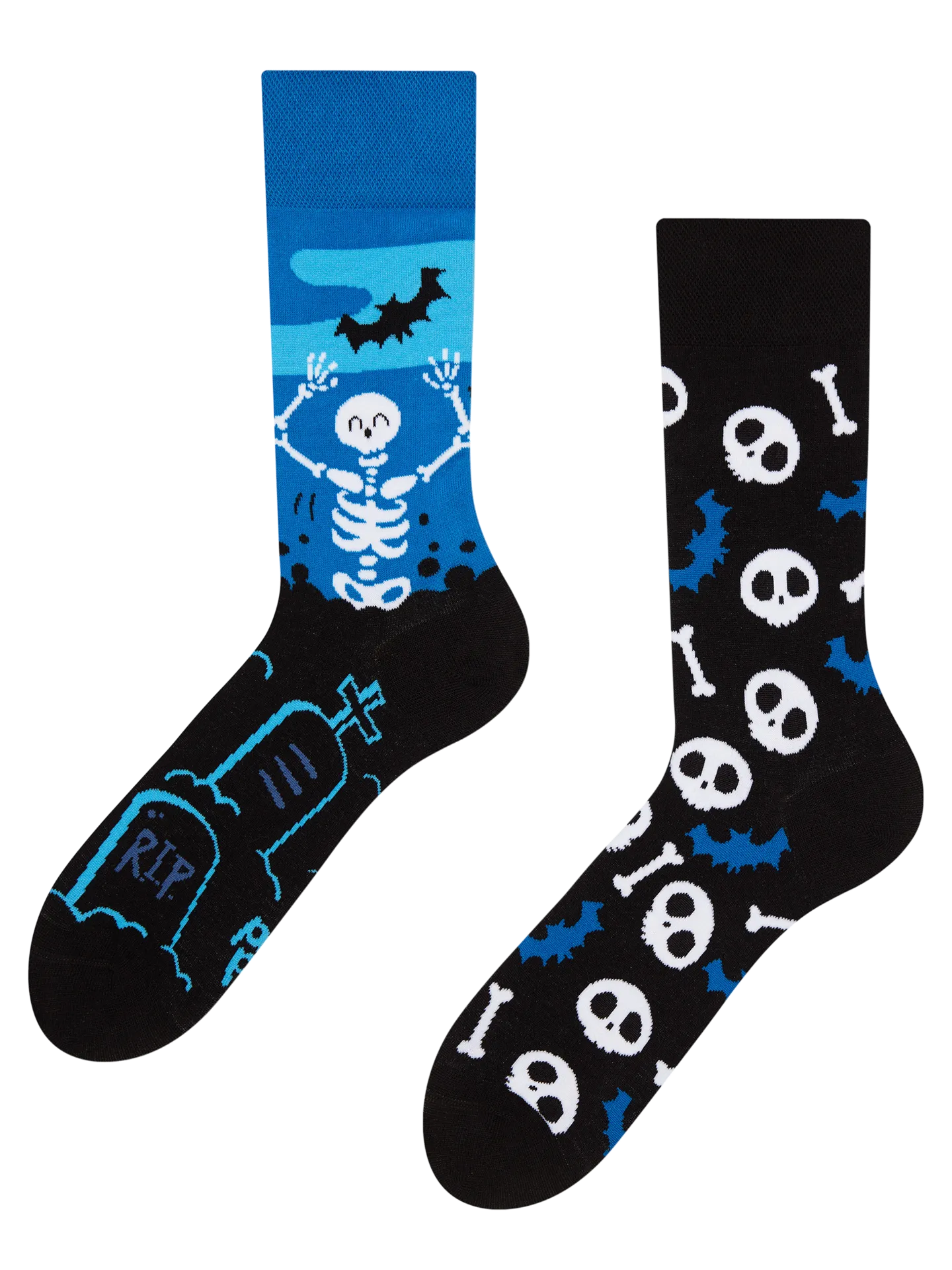 Lustige Socken Skelette