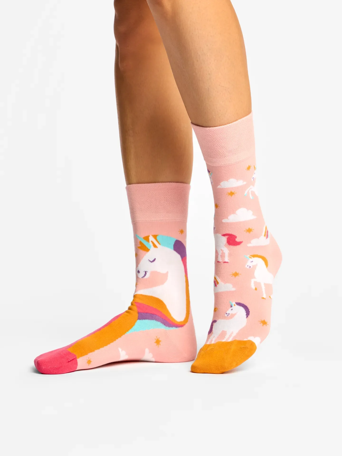 Lustige Socken Einhorn in den Wolken - Image 2
