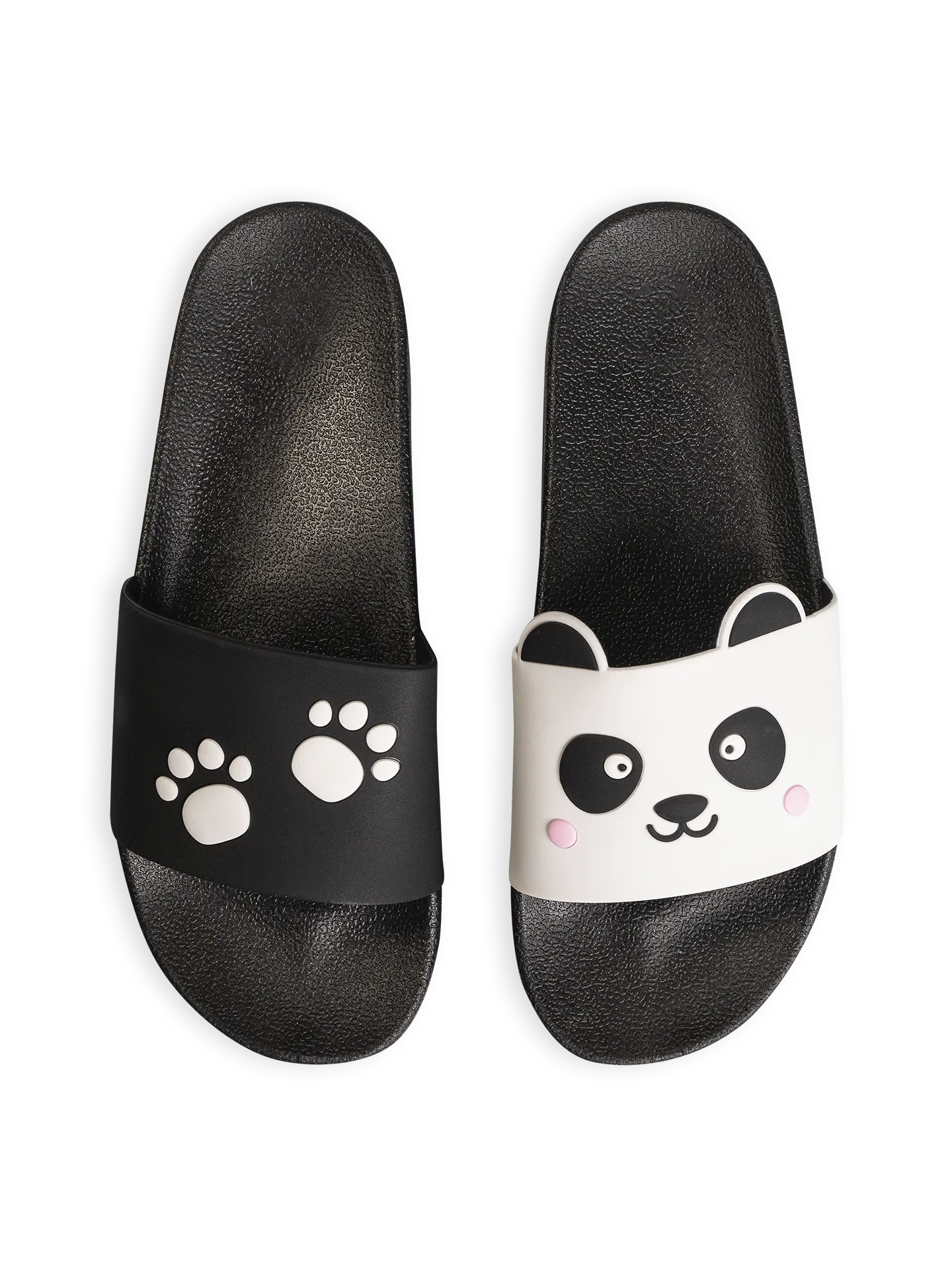 Lustige Pantoletten Pandapfoten