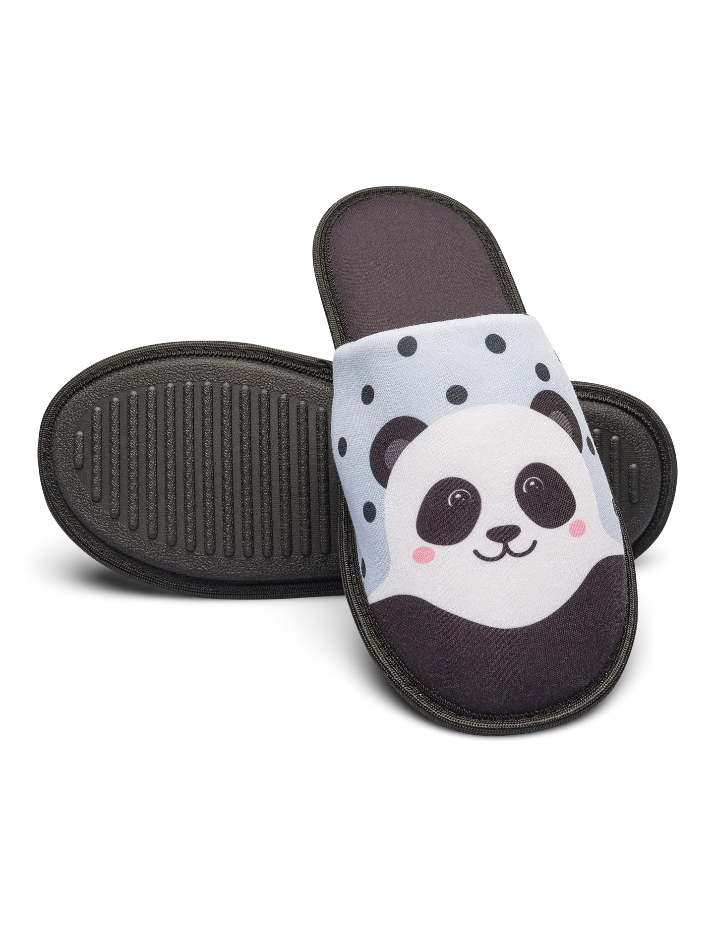 Lustige Hausschuhe Glücklicher Panda - Image 3