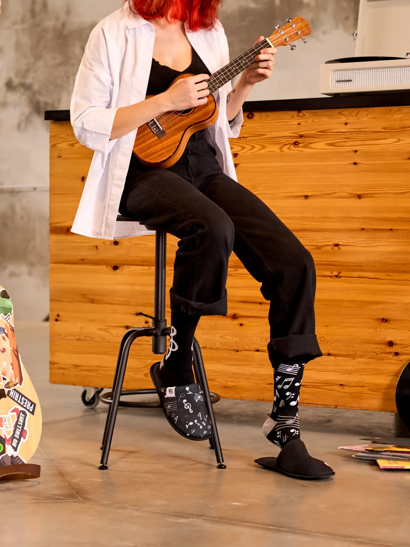 Lustige Hausschuhe Musik - Image 5