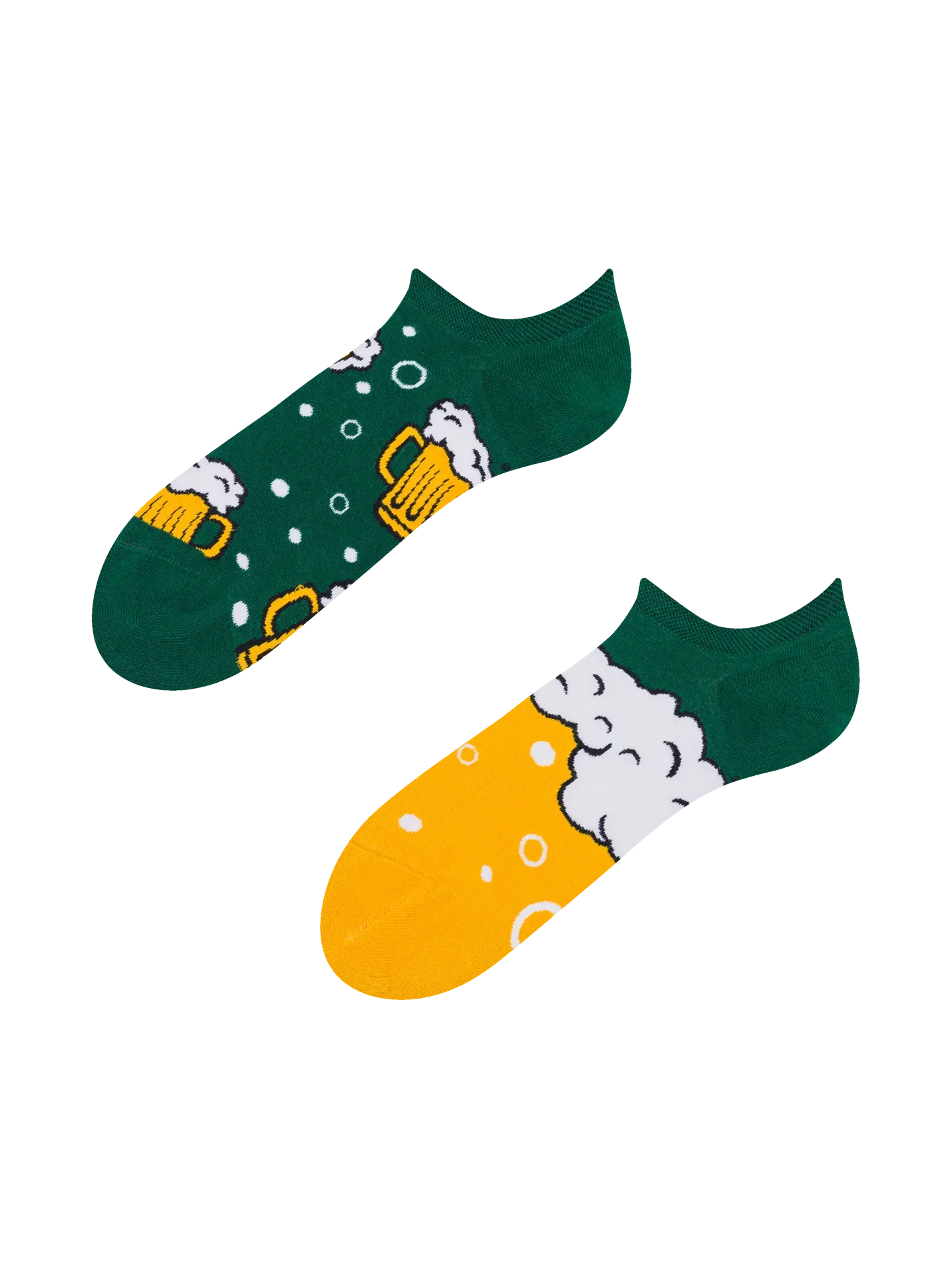 Lustige Sneakersocken Bier und Seifenblasen